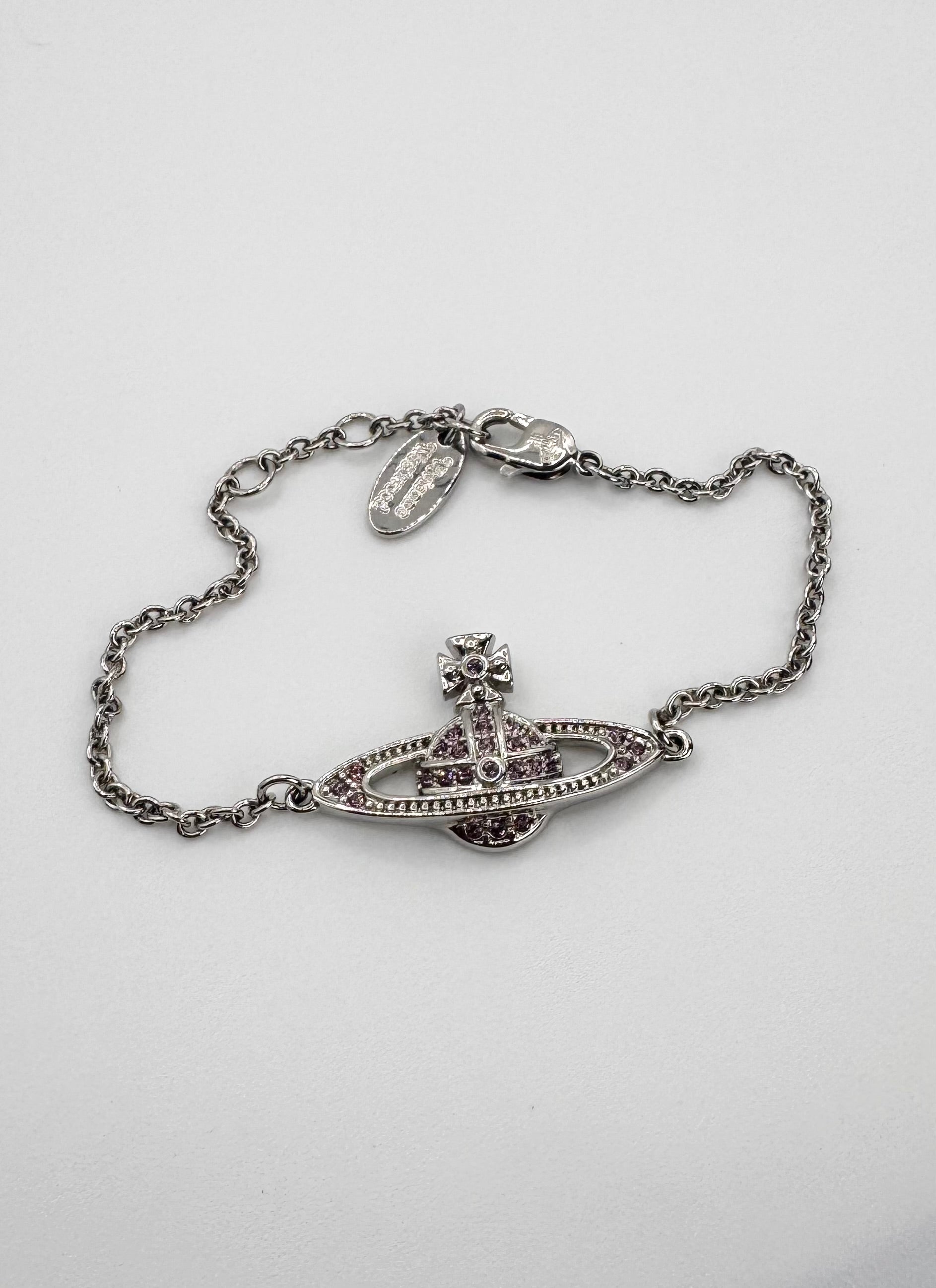 Vivienne Westwood Silver ‘Saturn Orb’ Bracelet