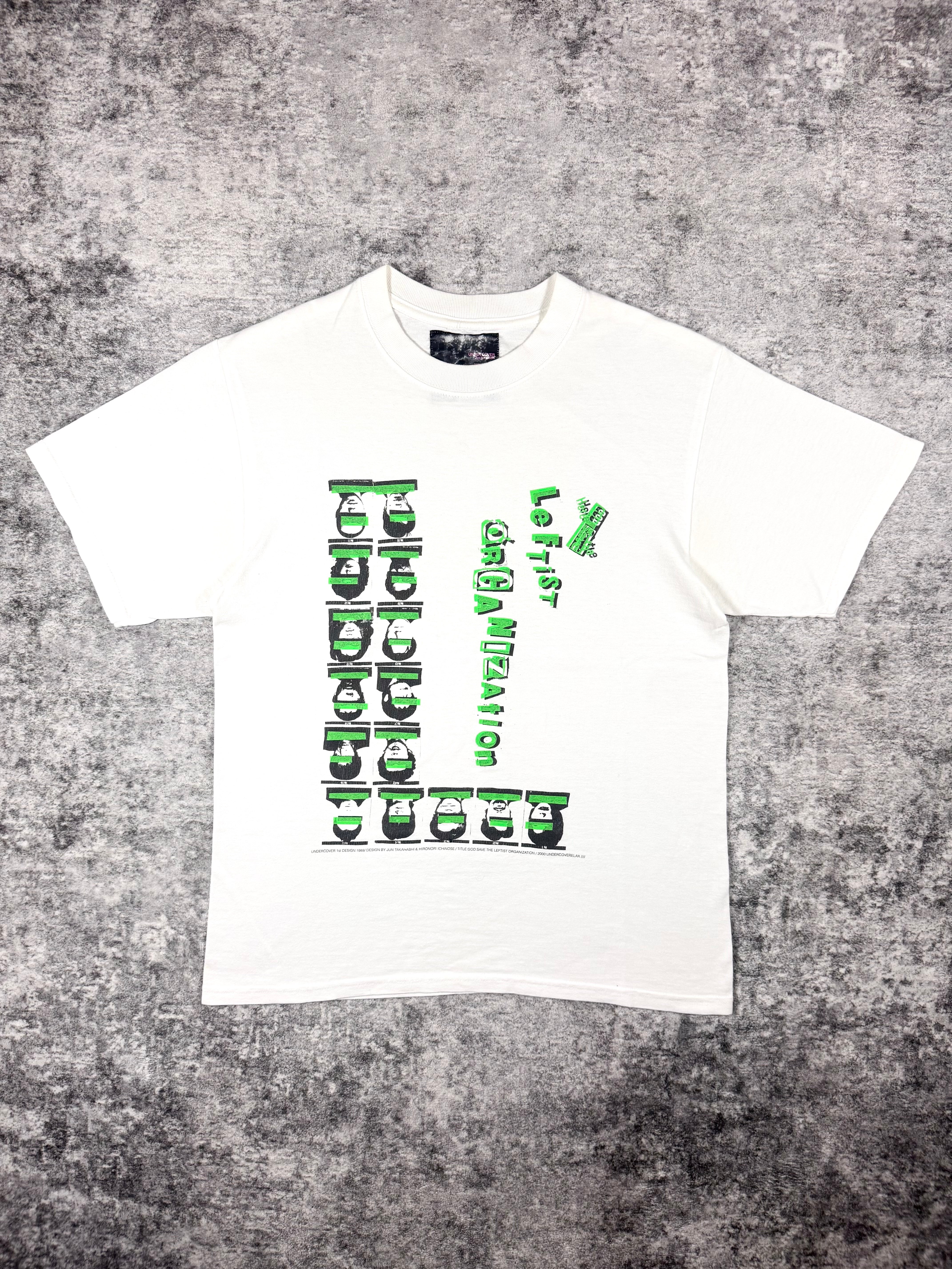 SS00 Undercover 'Relax' Leftist Organization T shirt