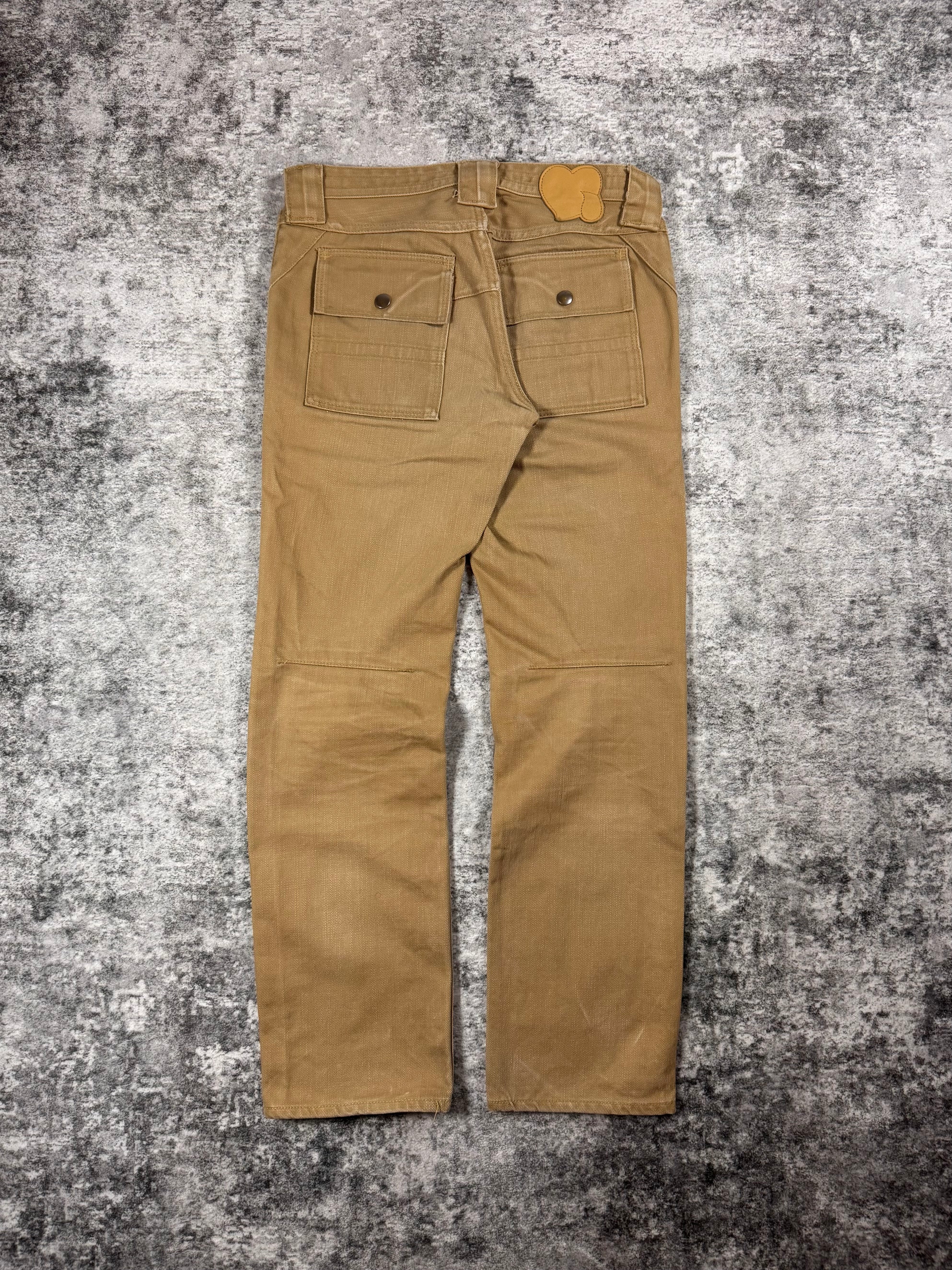 FW08 Number (N)ine “My Own Private Portland” Tan Cargo Denim