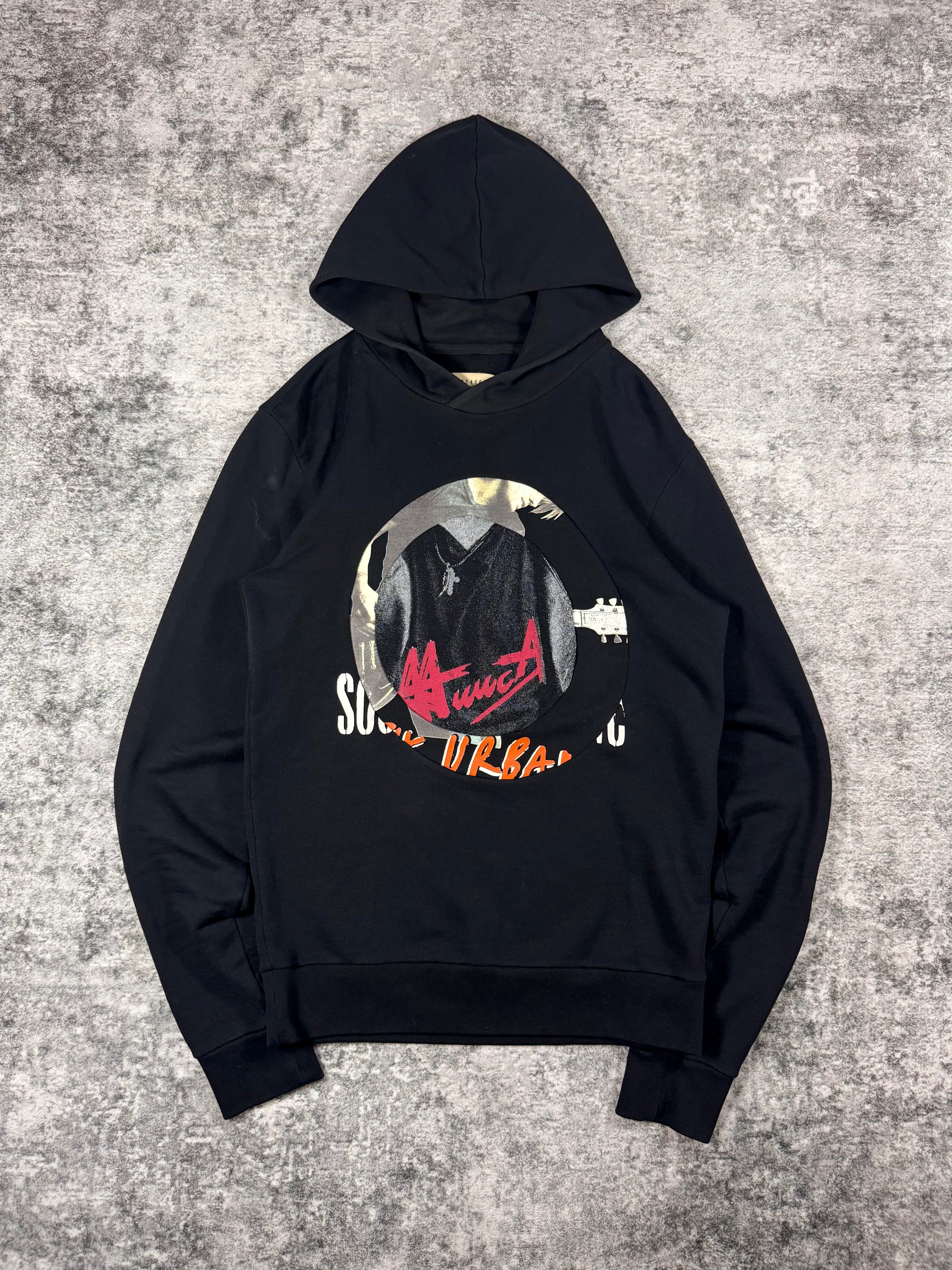 FW16 Maison Margiela ‘Rock’ Reconstructed Patchwork Hoodie