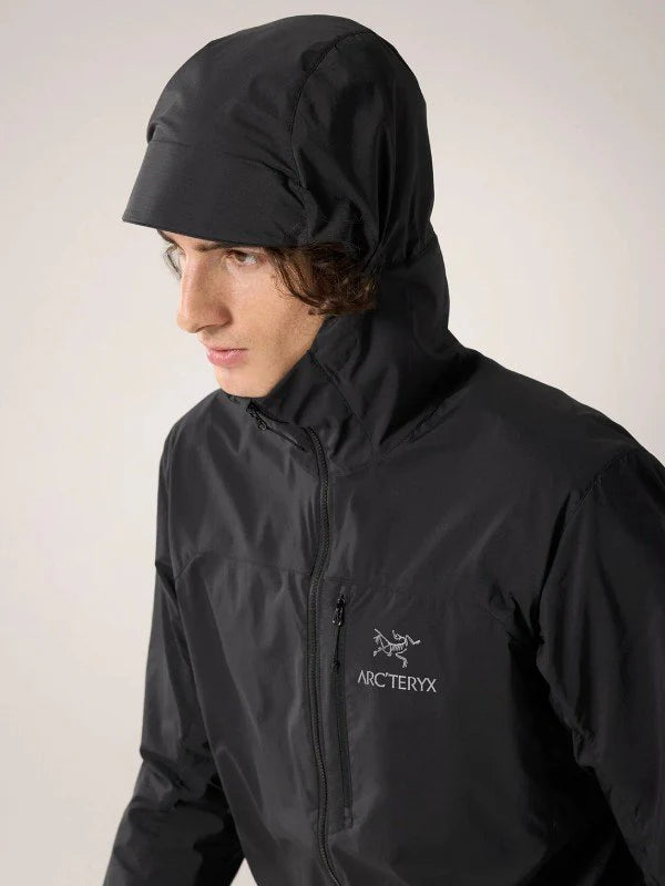 Arc’teryx Black ‘Squamish Hoody’ Zip-Up Jacket