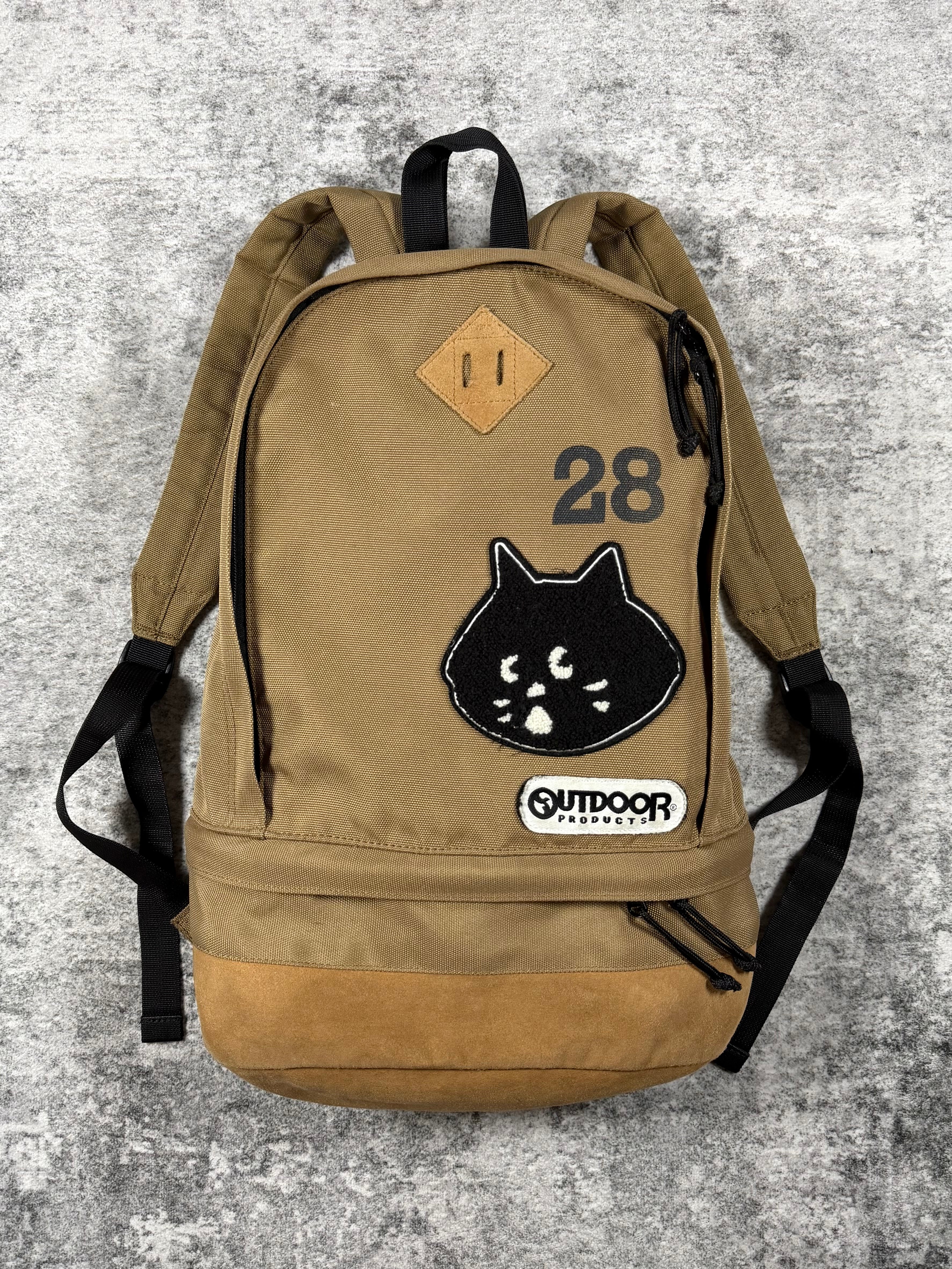 Ne-Net x Outdoor Products “Nya” Tan Cat Patch Backpack
