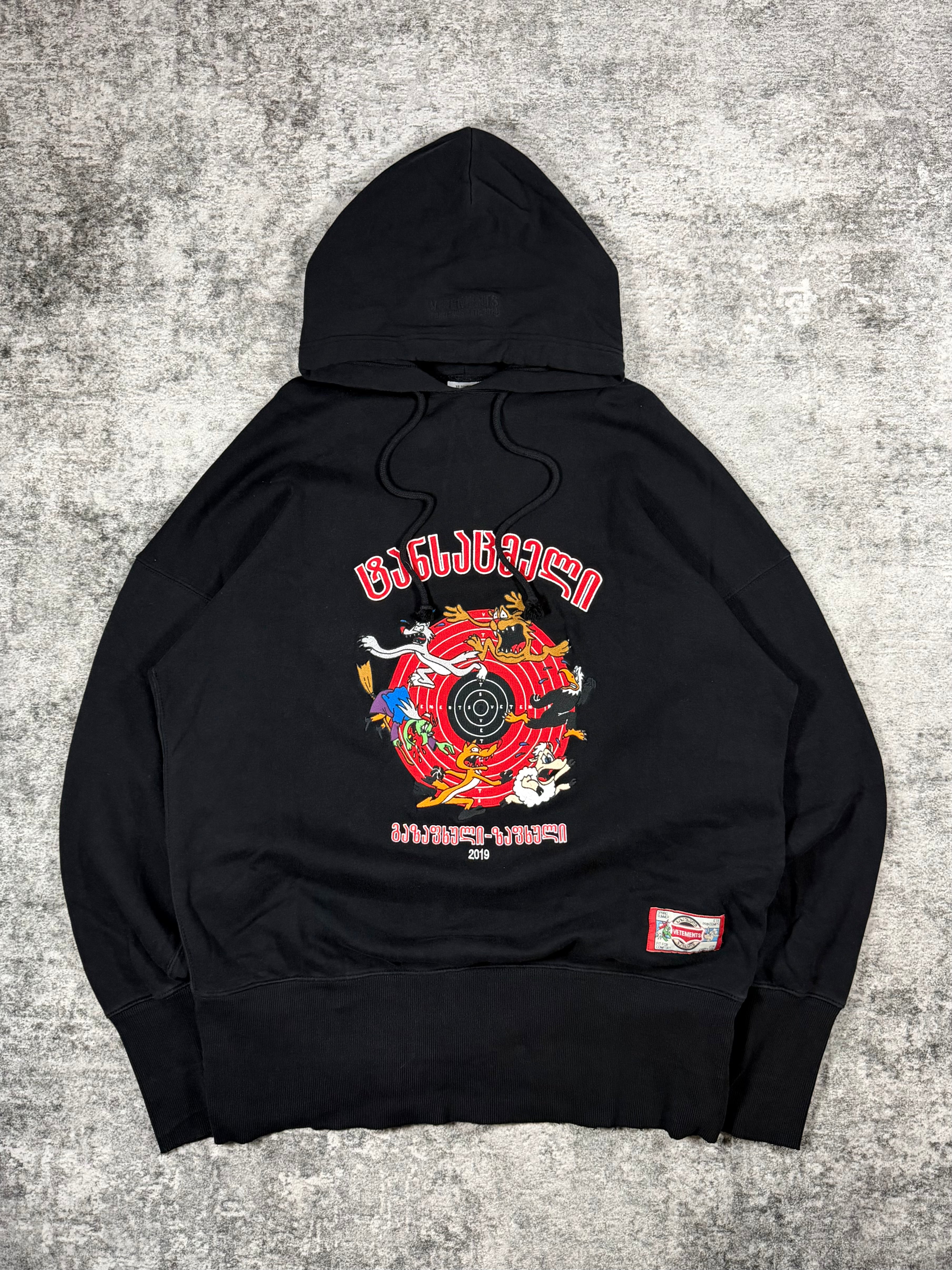 SS19 Vetements 'Augmented Reality' Black Oversized
Hoodie