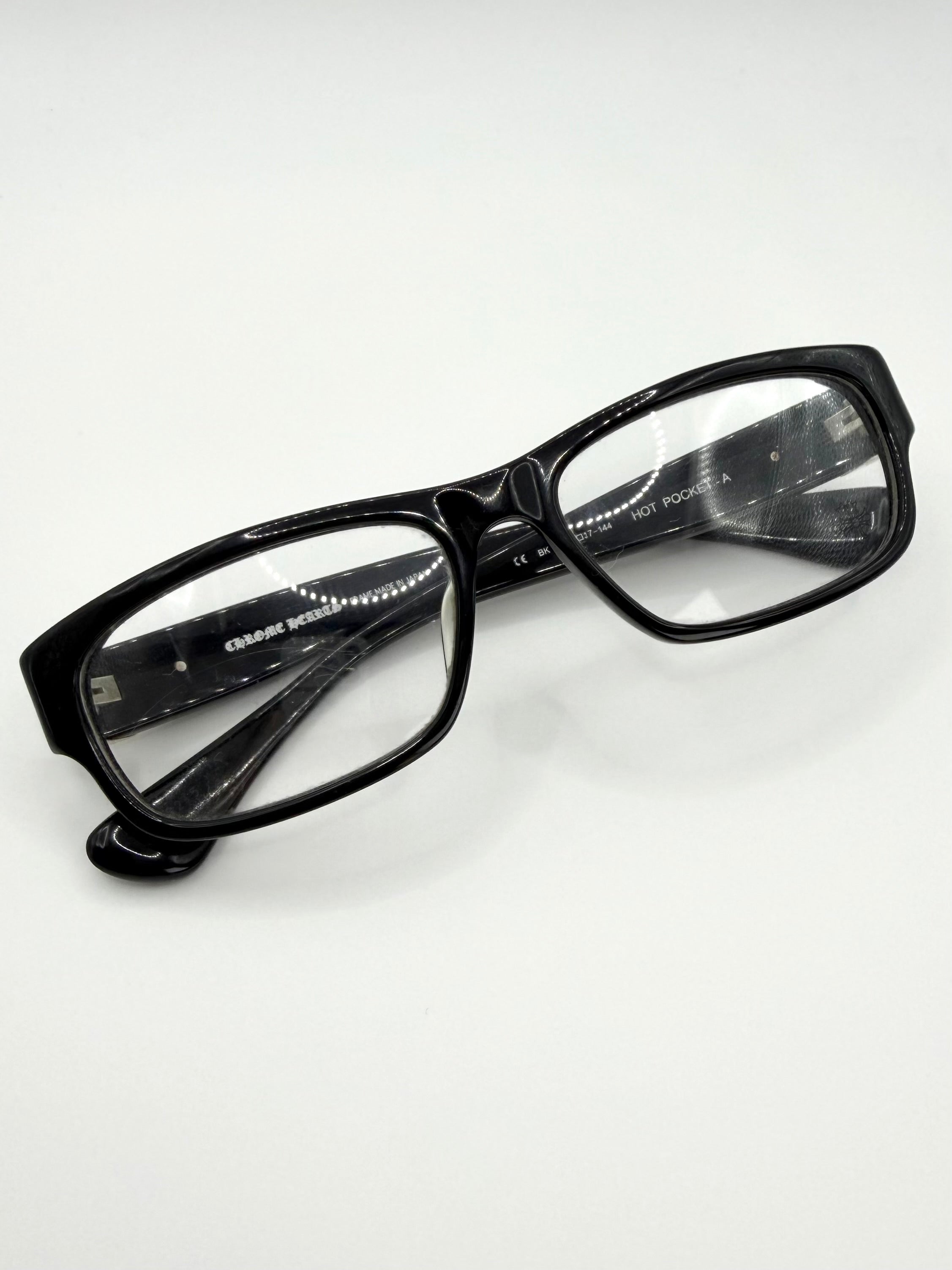 Chrome Hearts “Hot Pocket-A” Fleur Black Glass Frames