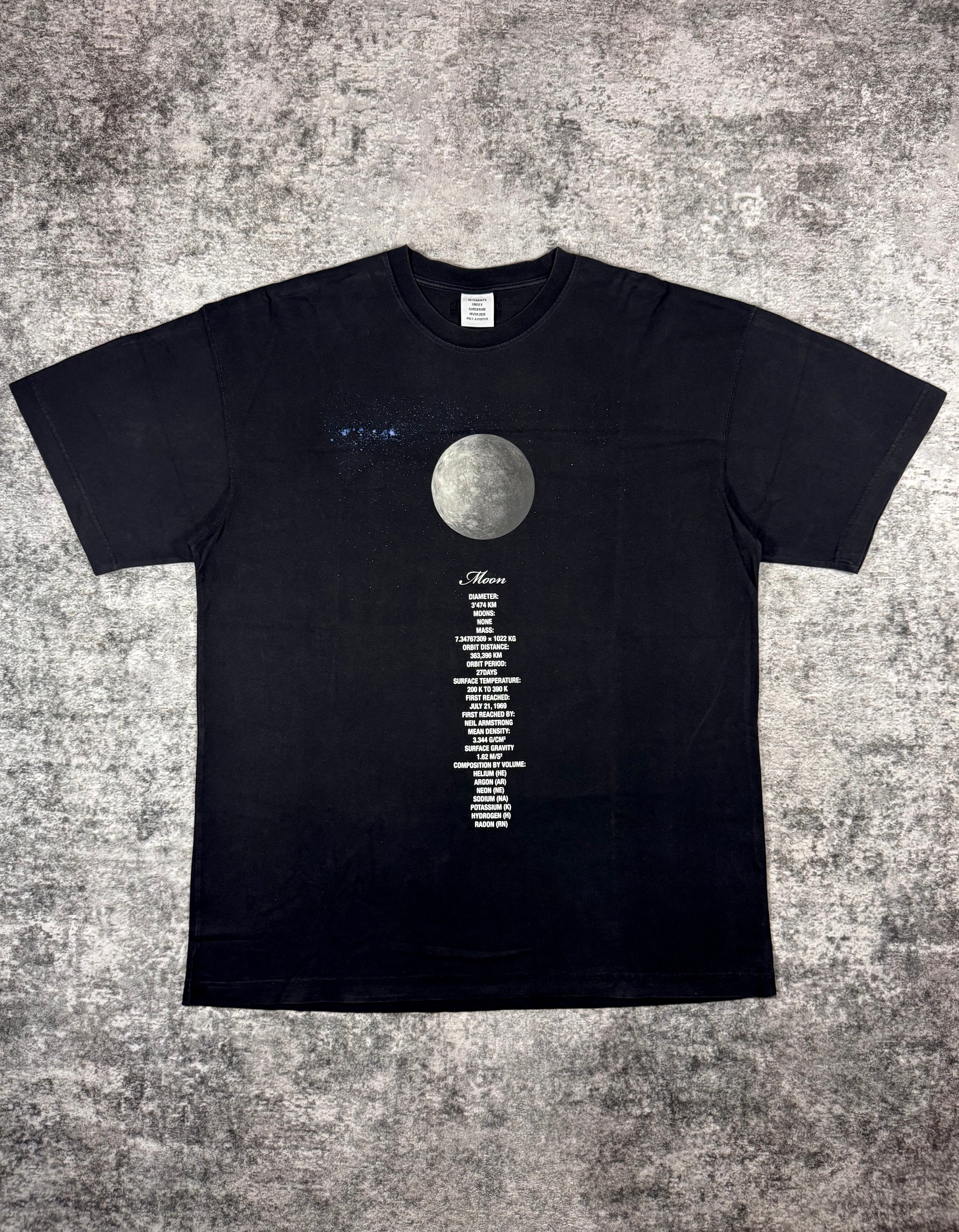 SS20 Vetements Planet #2 ‘Moon’ Oversized T shirt