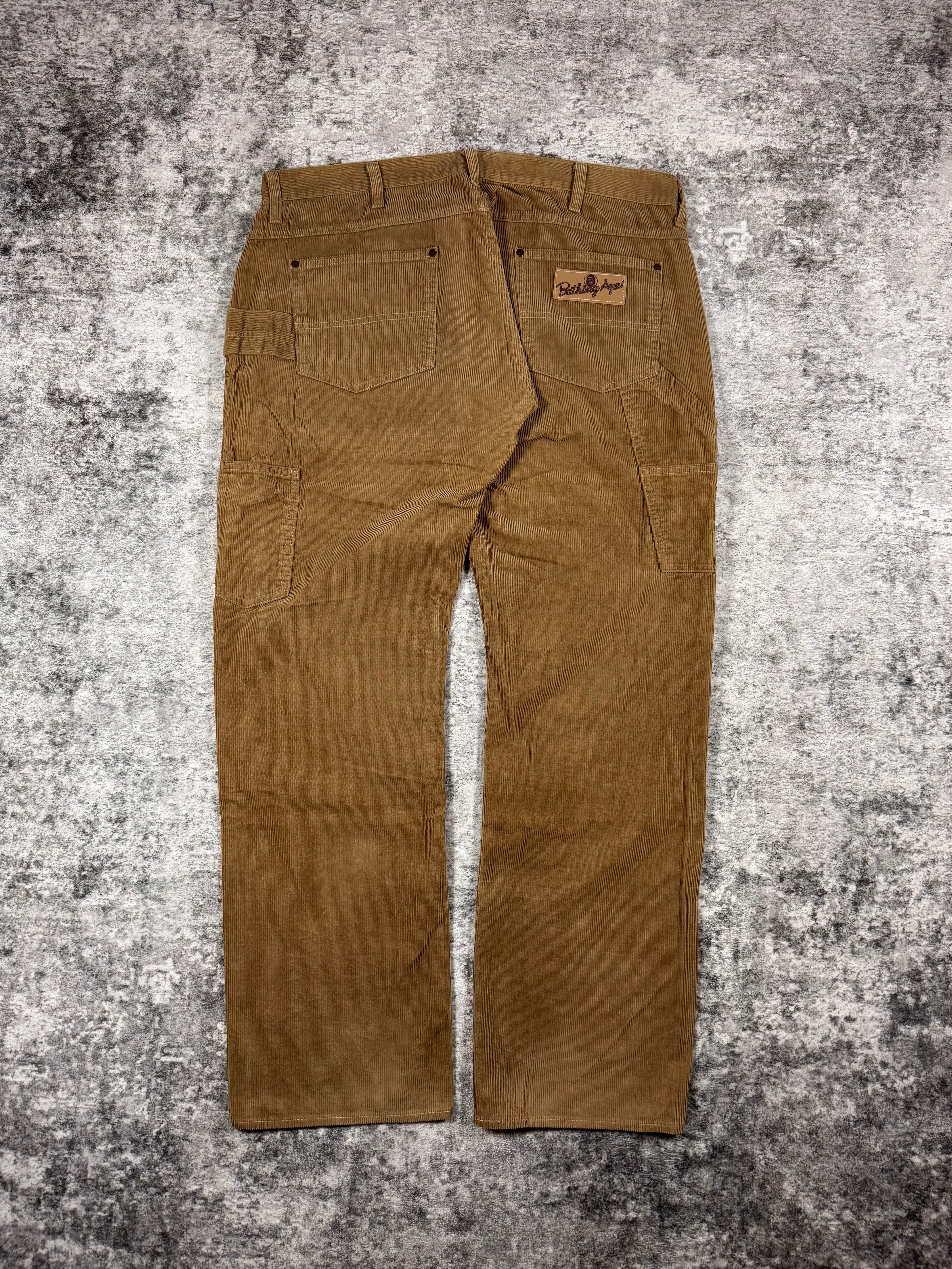 2000s A Bathing Ape Corduroy Carpenter Utility Pants