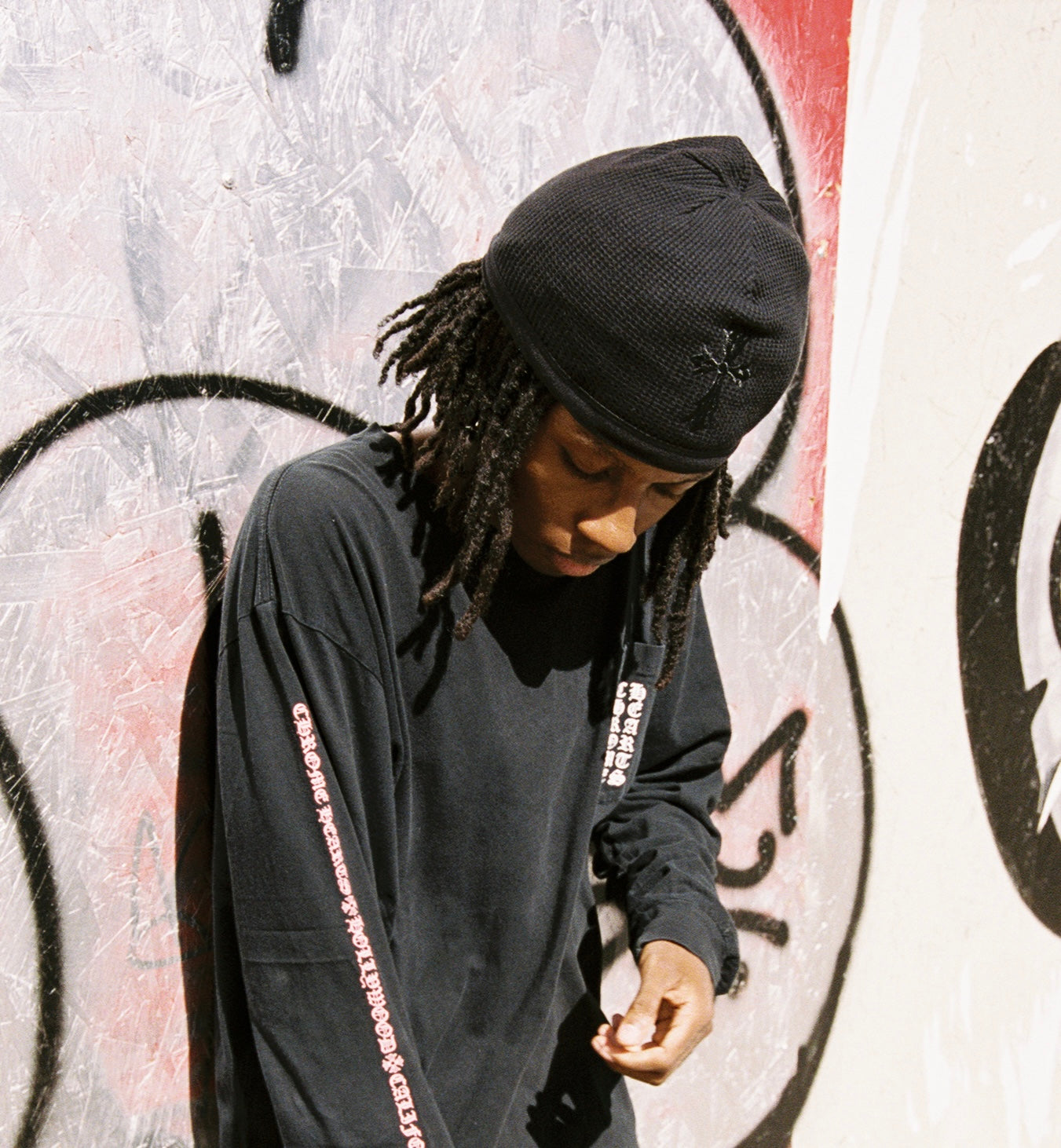 2000s Chrome Hearts Vintage ‘Double Cross’ Thermal Beanie