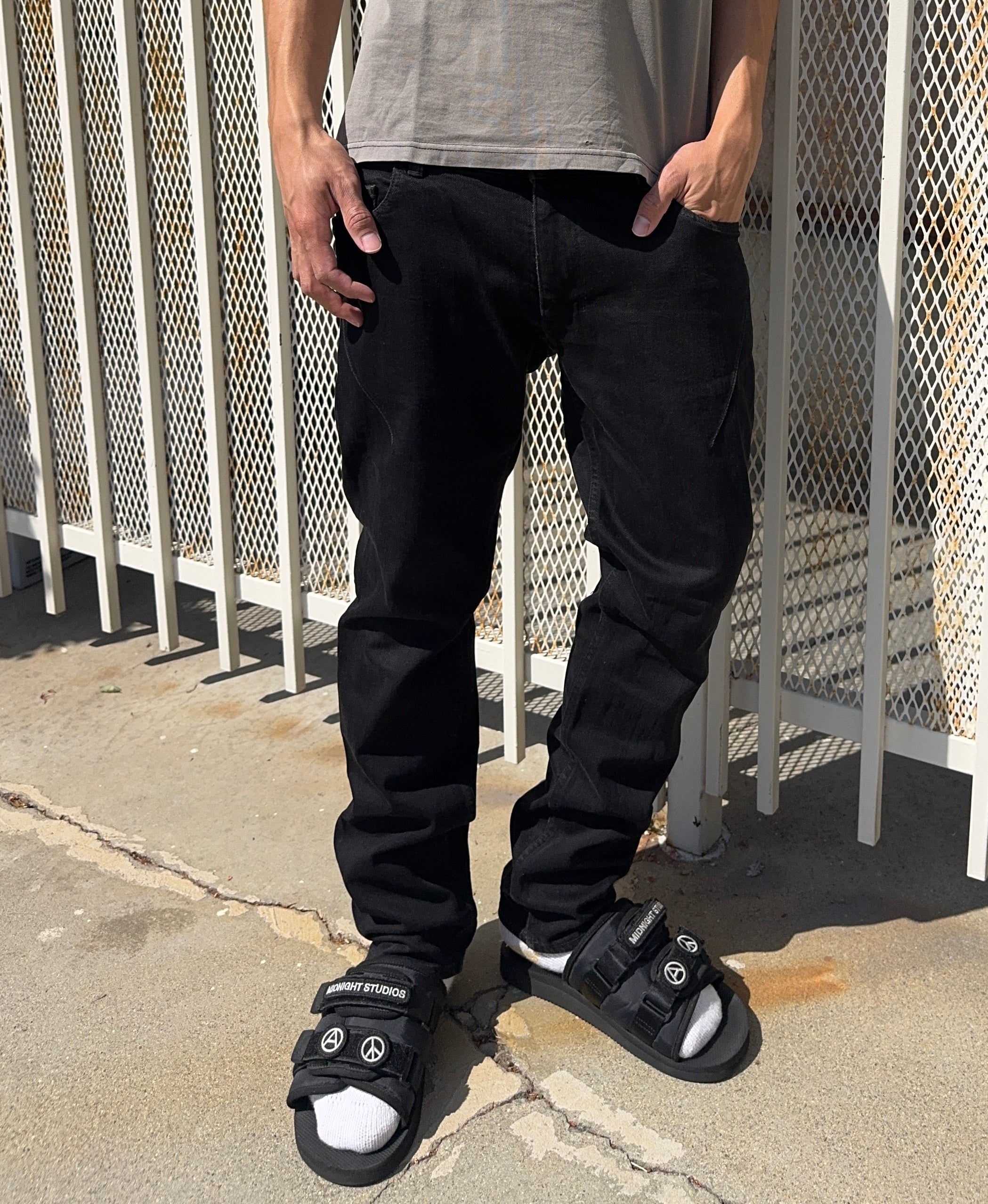 SS07 Number (N)ine “About A Boy” Black Pain Denim