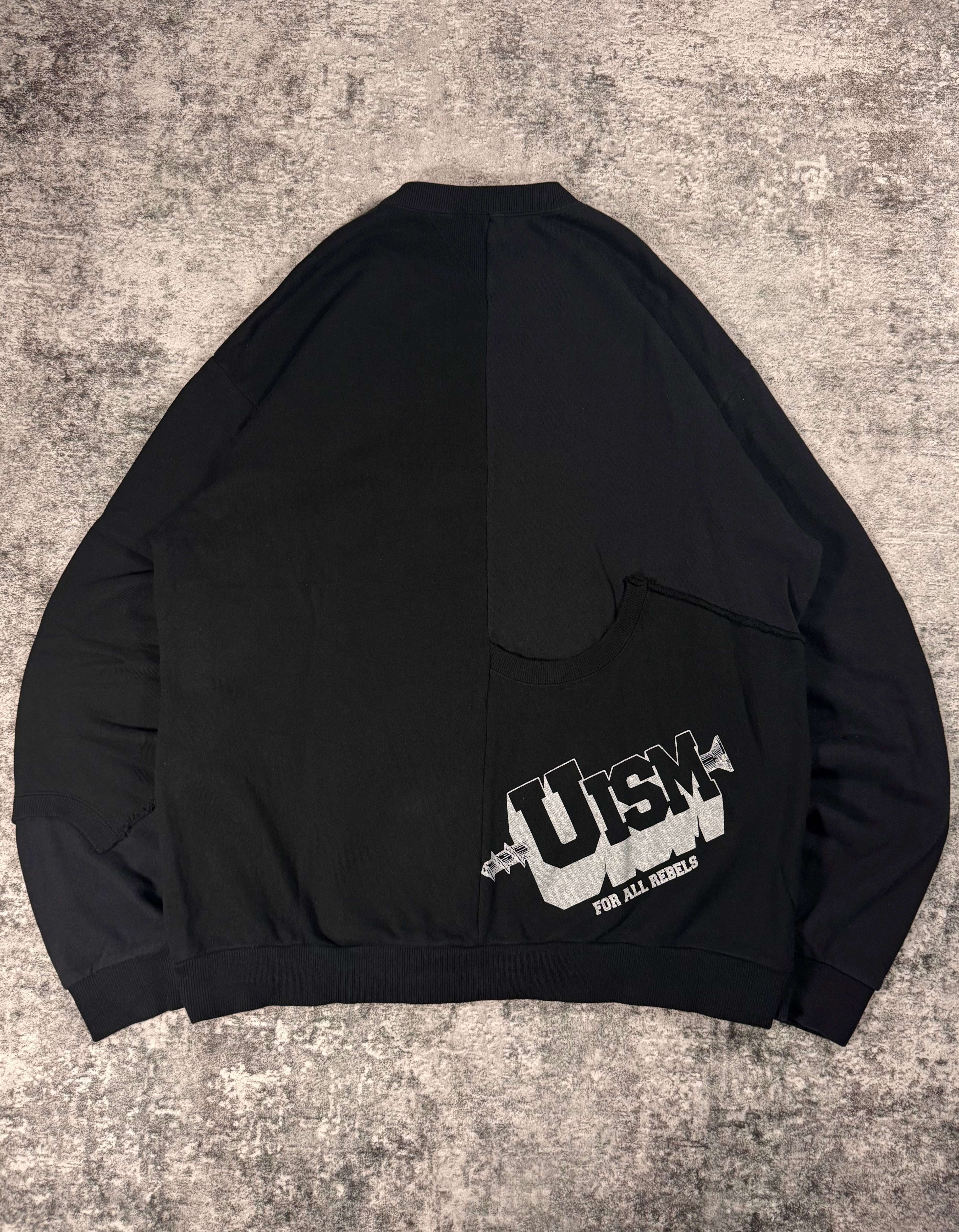 Undercover SS22 ‘Rebel Gods’ Reconstructed Hybird Crewneck