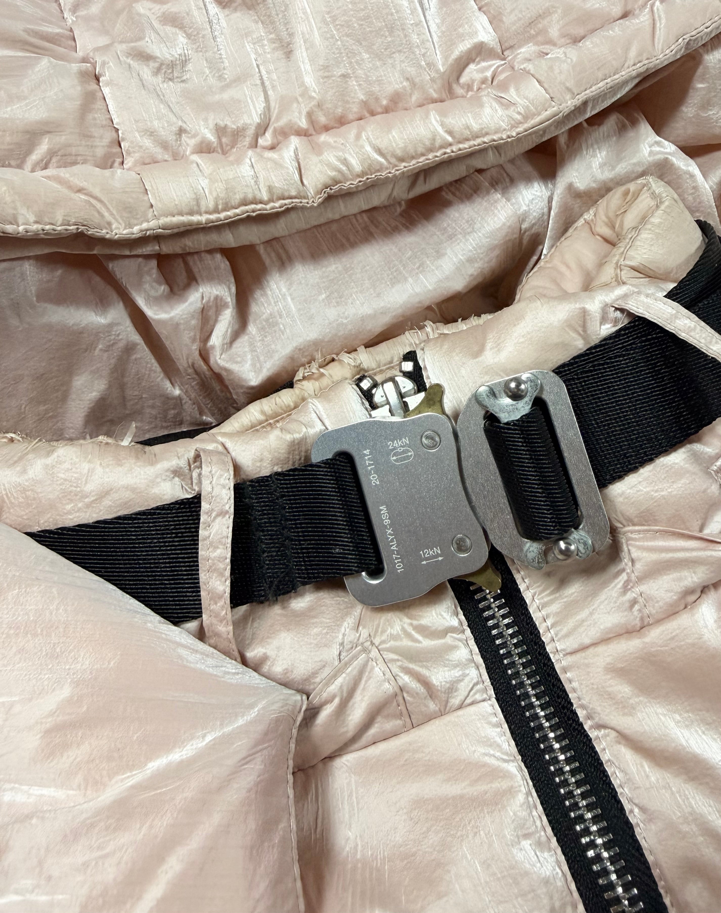 FW19 1017 Alyx 9SM ‘Nightrider’ Blush Pink Puffer Jacket