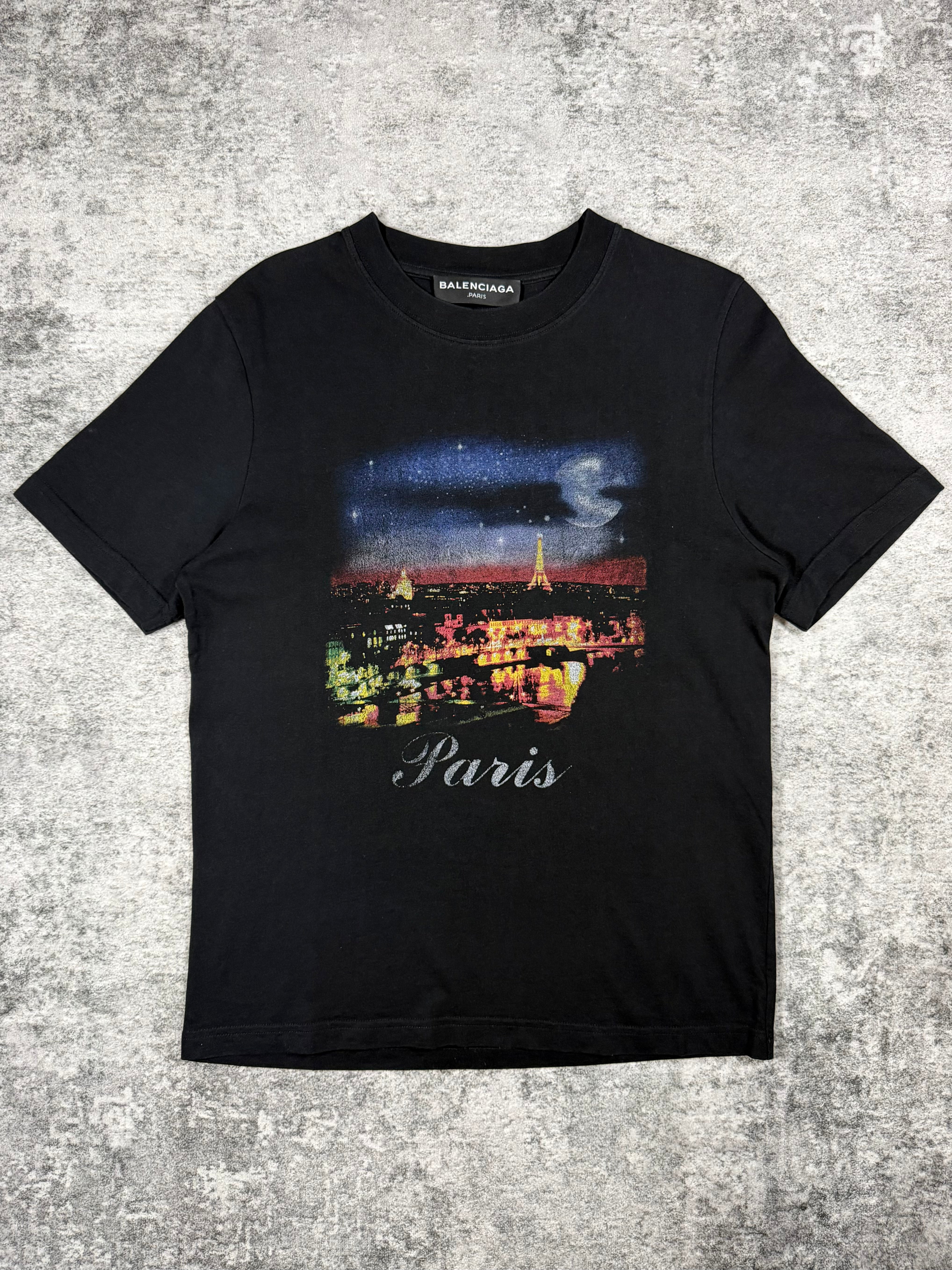 FW17 Balenciaga ‘Paris Skyline’ Souvenir T shirt