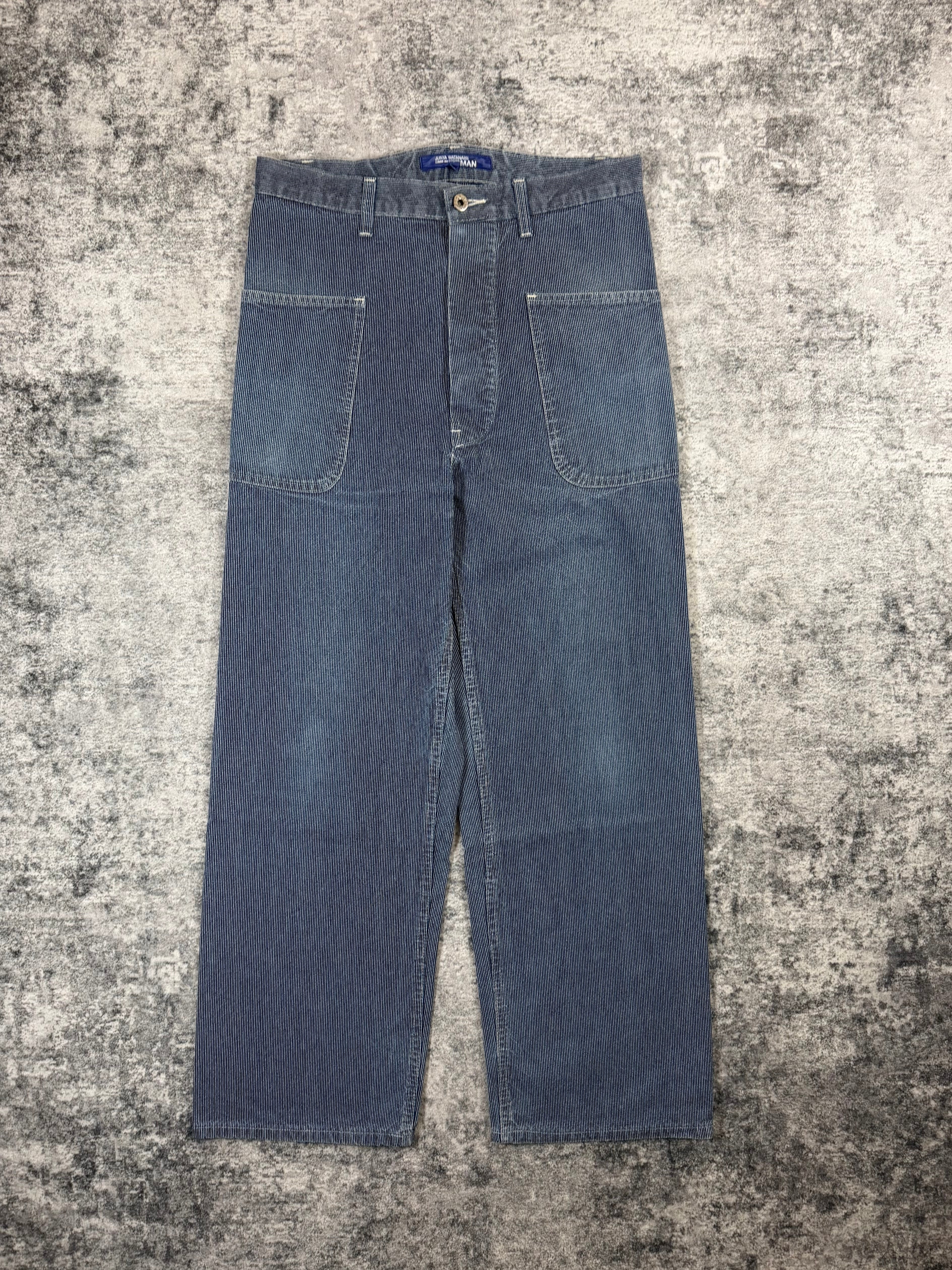 SS08 Junya Watanabe MAN x Post O’Alls Hickory Stripe Work Pants