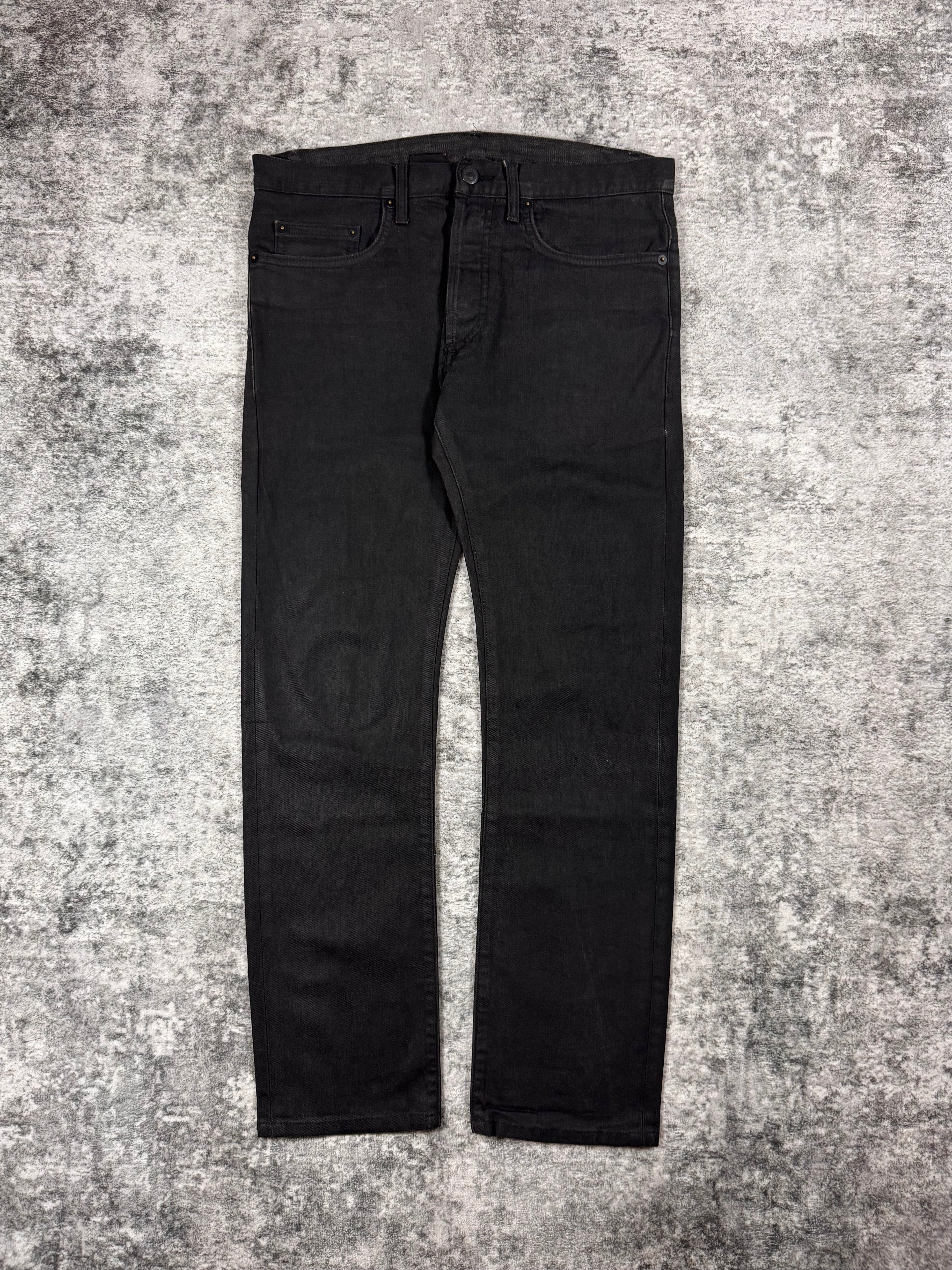 FW08 Dior Homme “Lumiere Du Nord” Wax Coat Denim