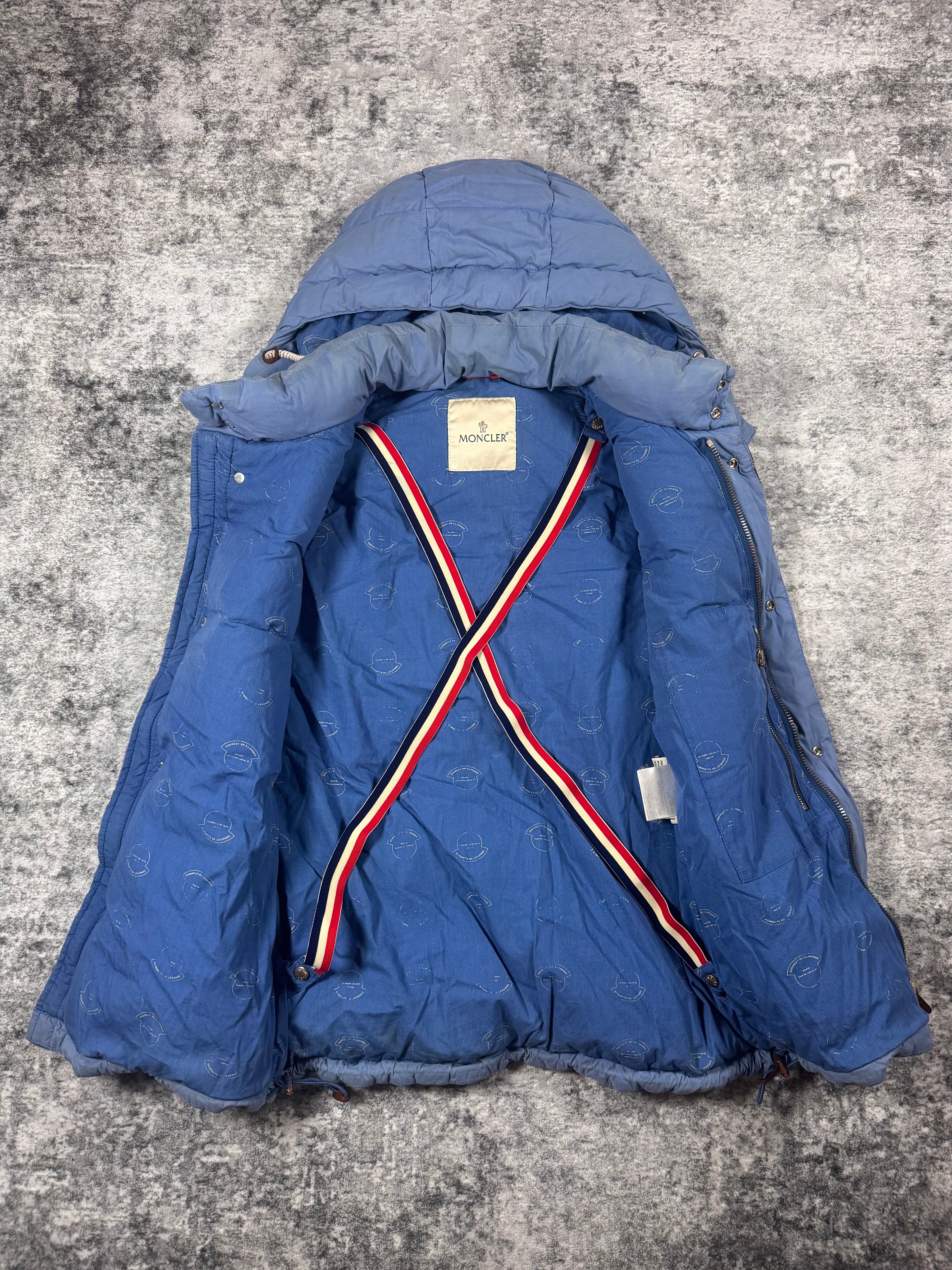 FW11 Visvim x Moncler ‘Gyantse’ Blue Hybrid Puffer Vest