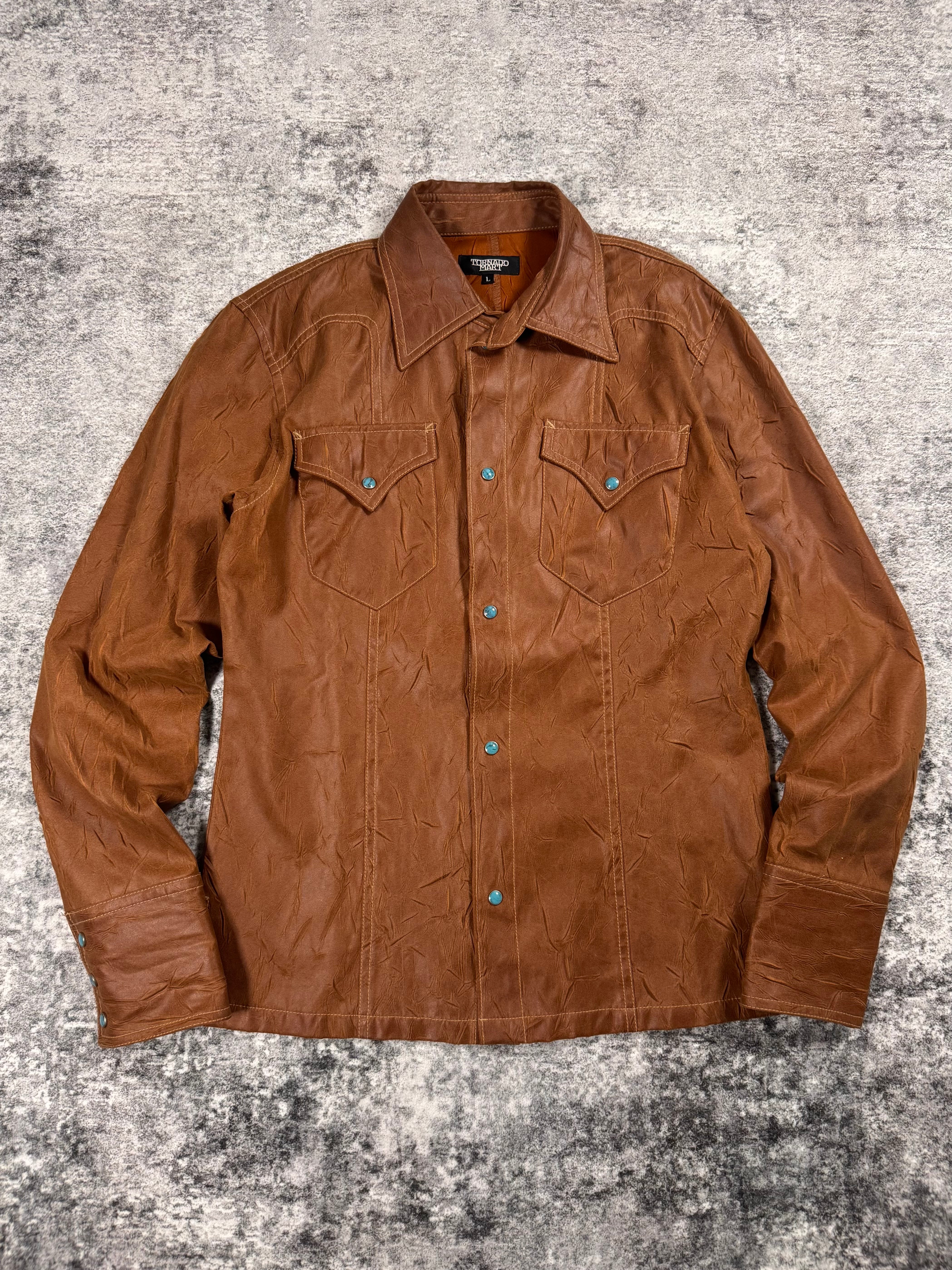 Tornado Mart ‘Western’ Crinkled Button Up Shirt