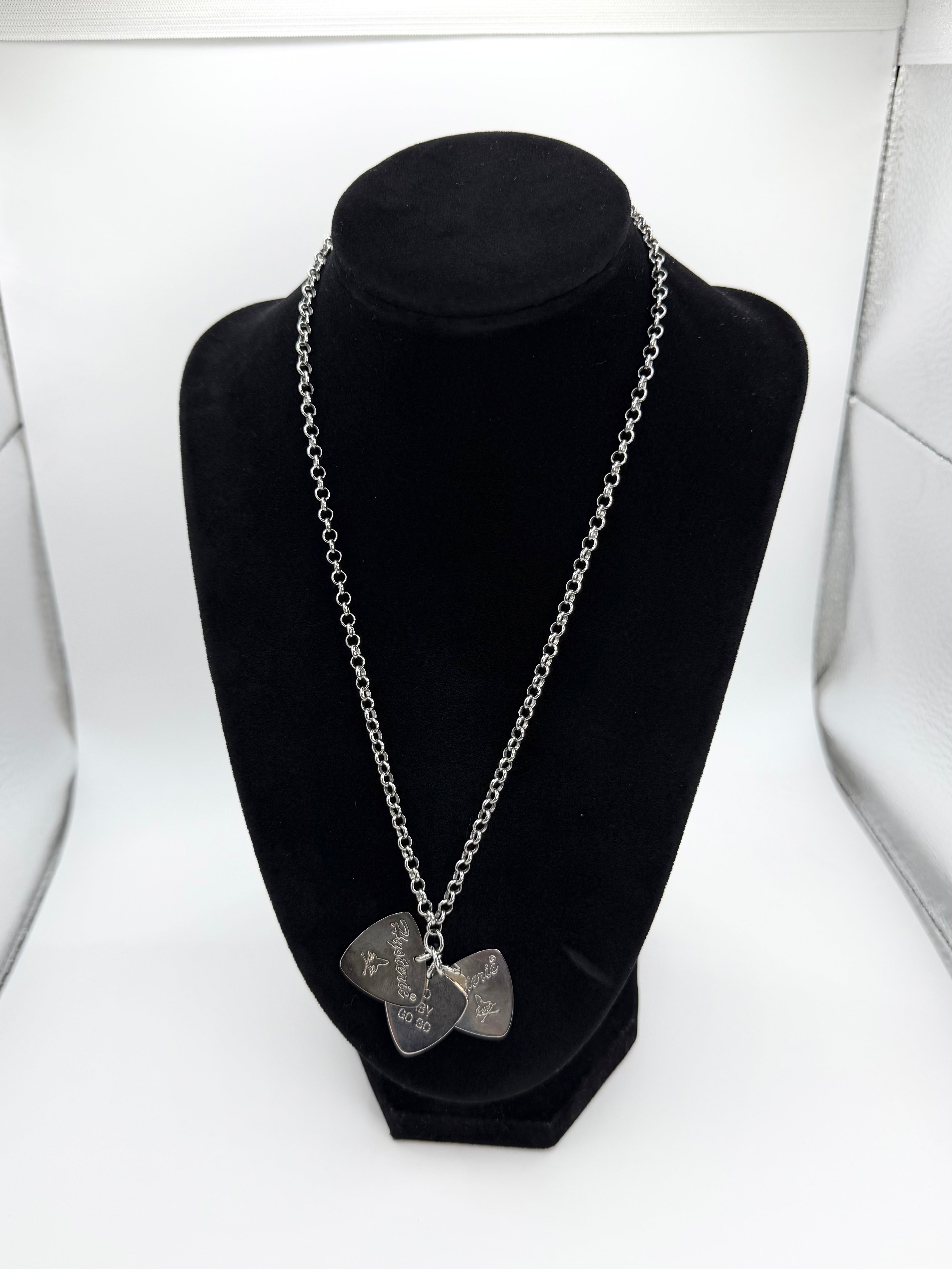 Hysteric Glamour Multi ‘Guitar Pick’ Charm Necklace