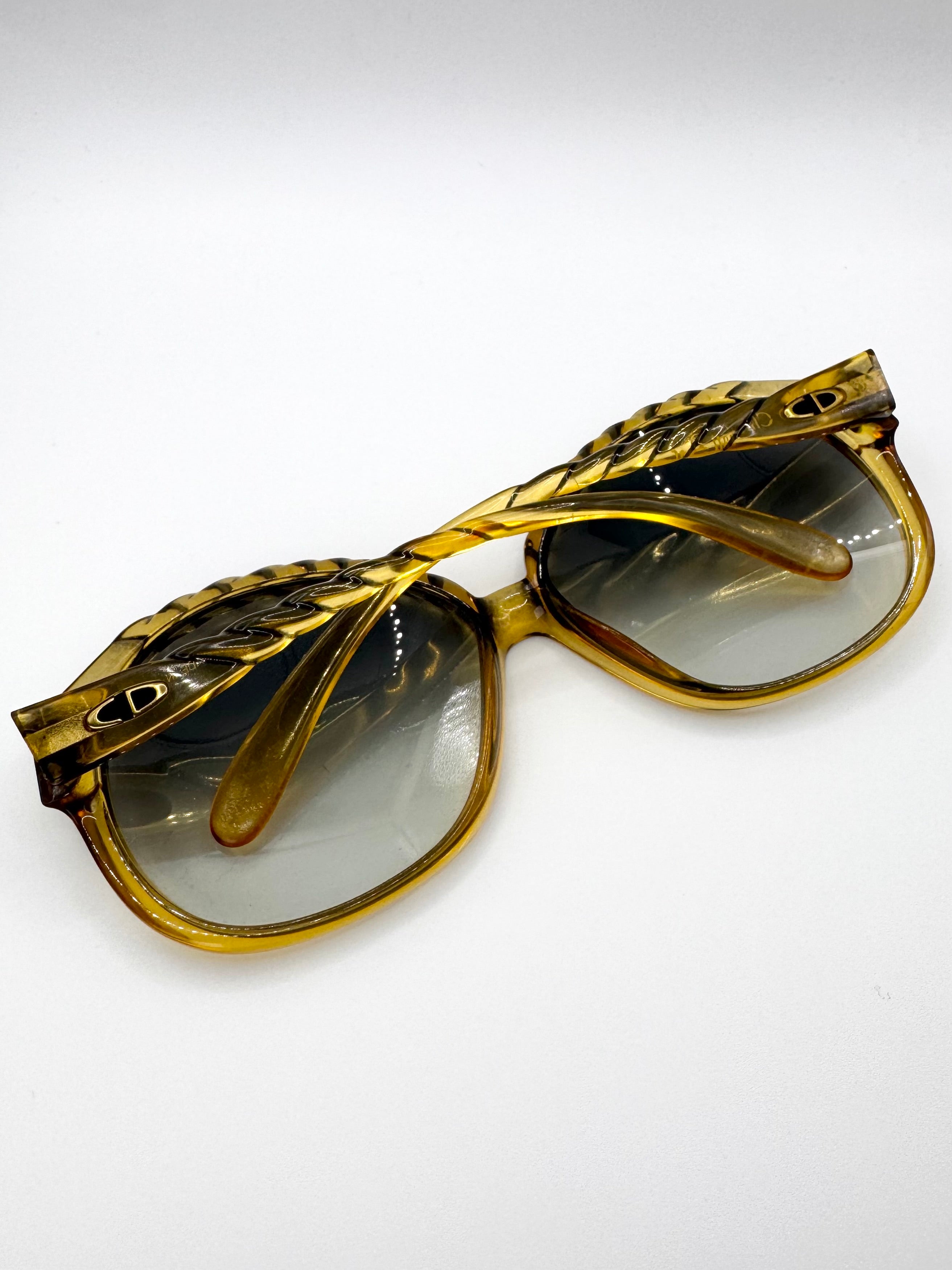 1980s Christian Dior Vintage ‘2063 20’ Scalloped Sunglasses