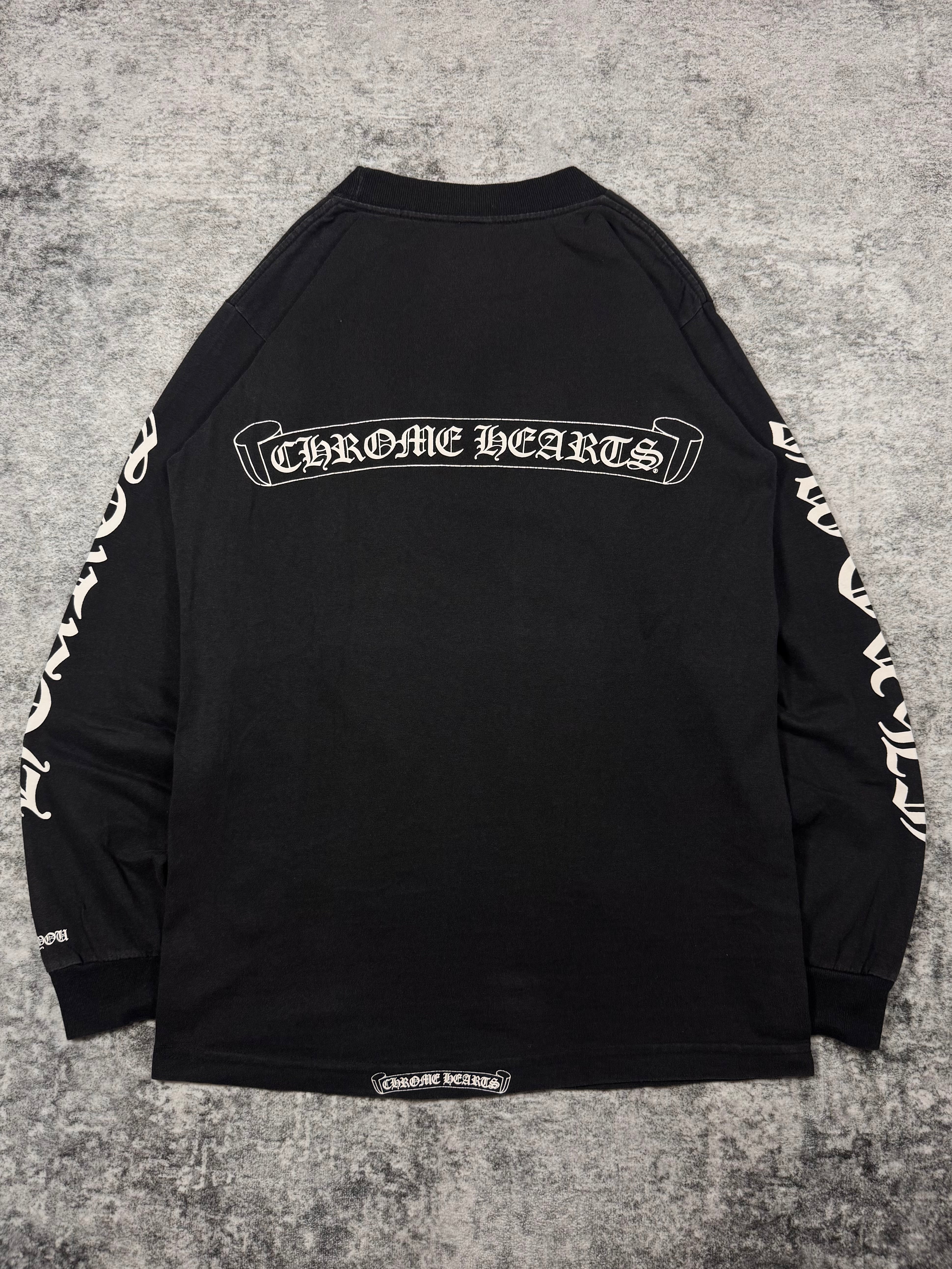 90s Chrome Hearts ‘Old English’ Script Logo Longsleeve