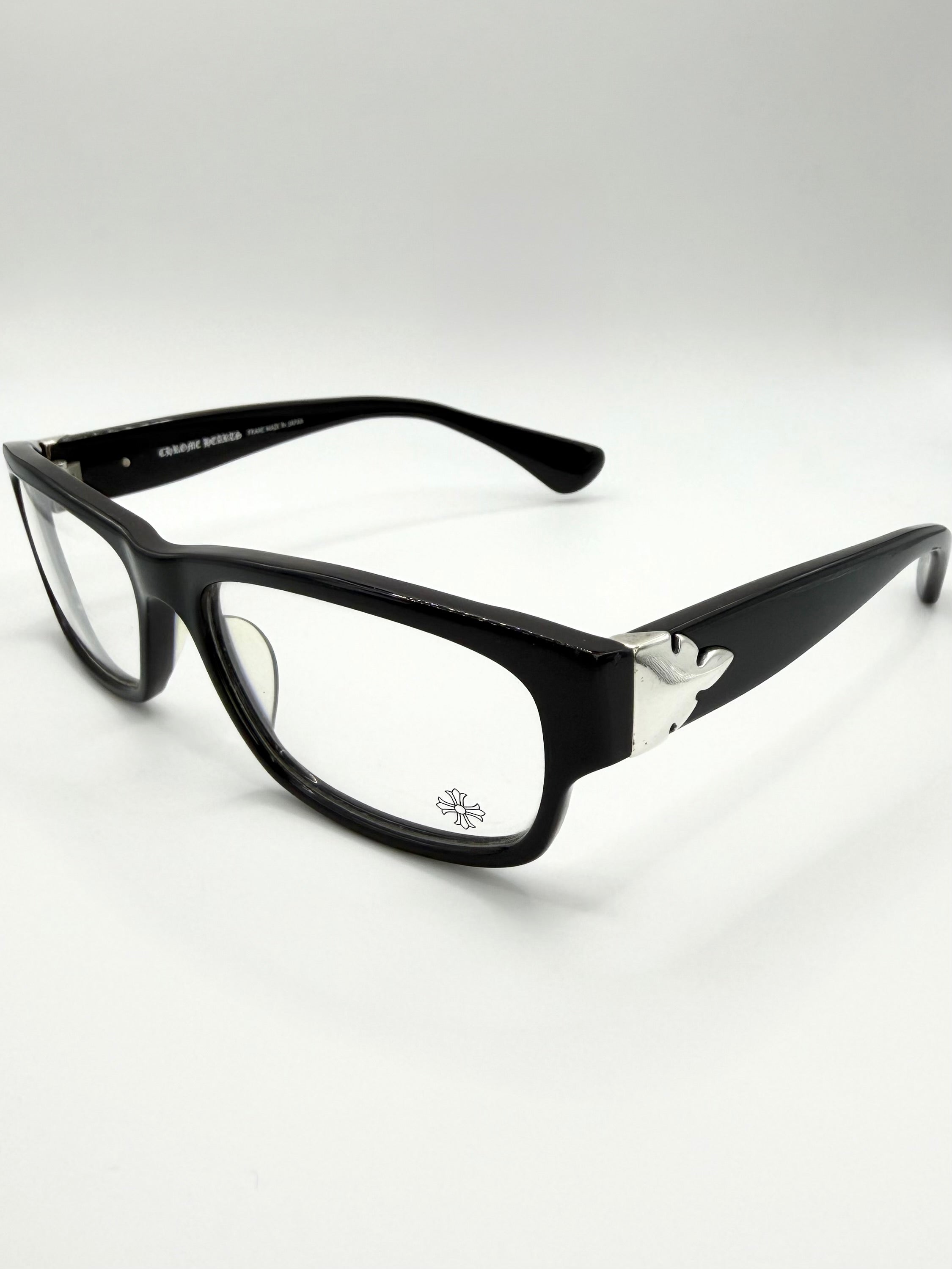 Chrome Hearts “Hot Pocket-A” Fleur Black Glass Frames