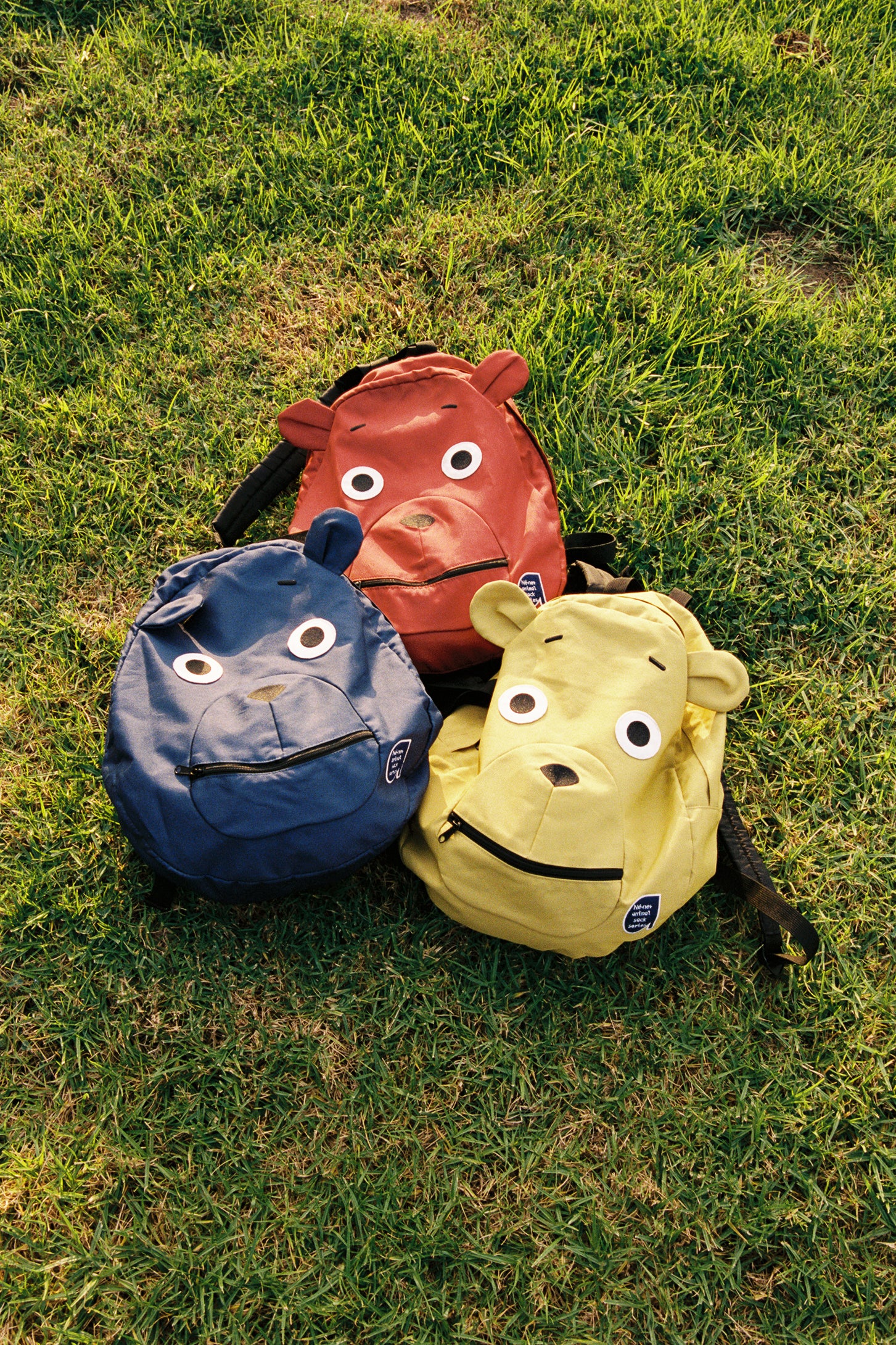 FW14 Ne-Net ‘Animal Sack Series’ Navy Bear Backpack