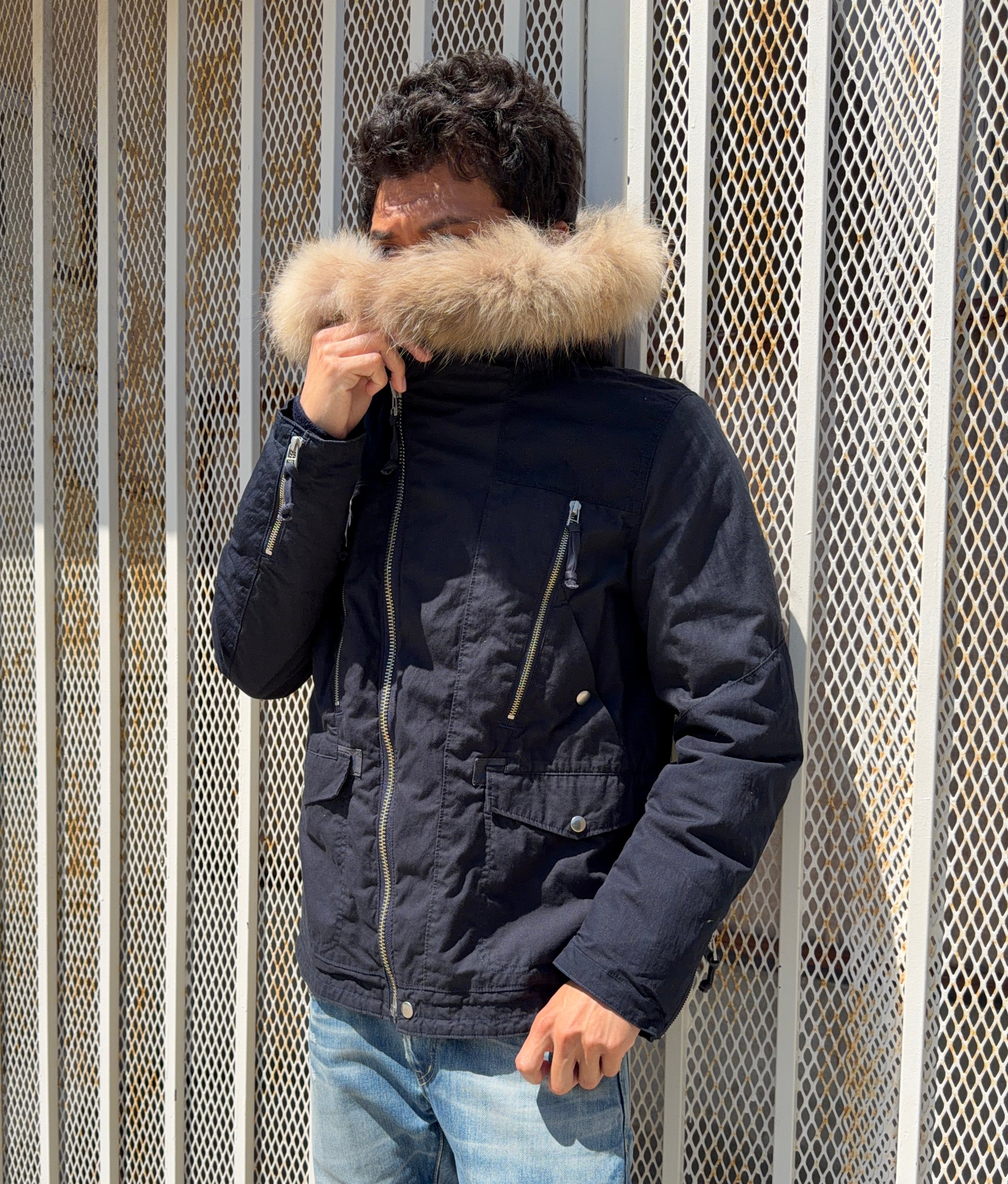 AW12 JohnUndercover “Psycho Color” Military Fur Parka Jacket