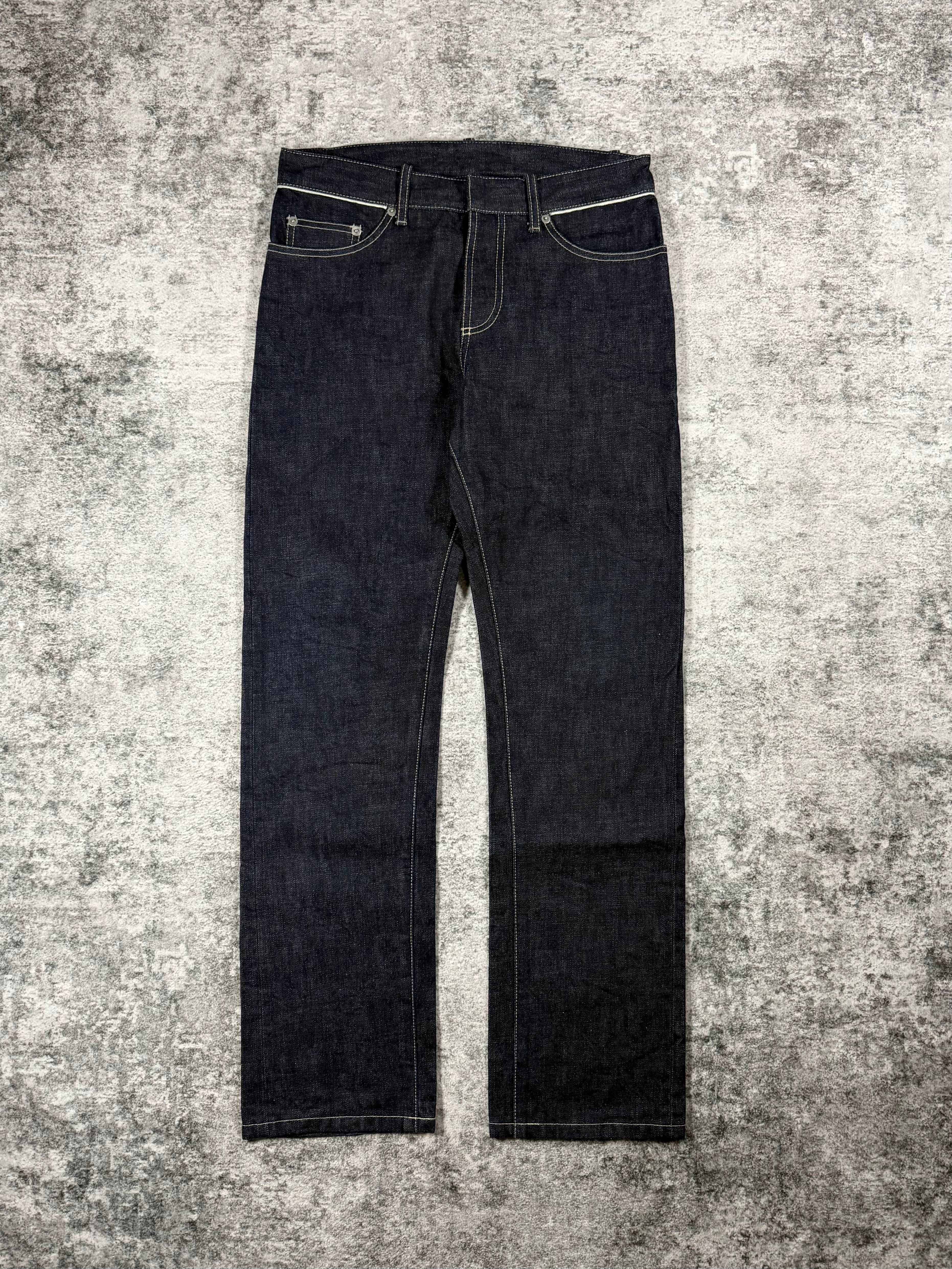 2010 Balenciaga Nicholas Ghesquière Raw Indigo Selvedge Denim
