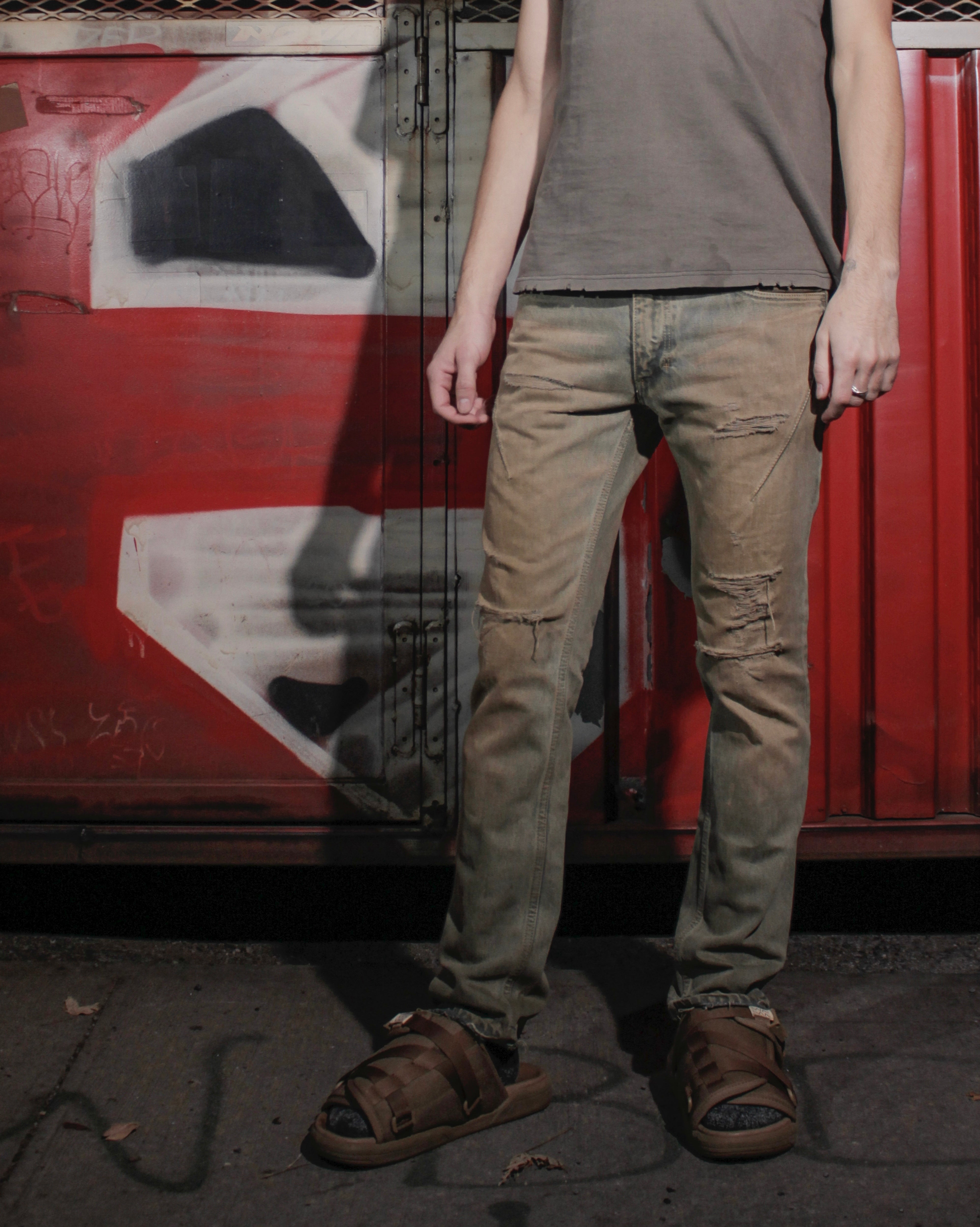 SS07 Number (N)ine “About A Boy” Mudwash Denim