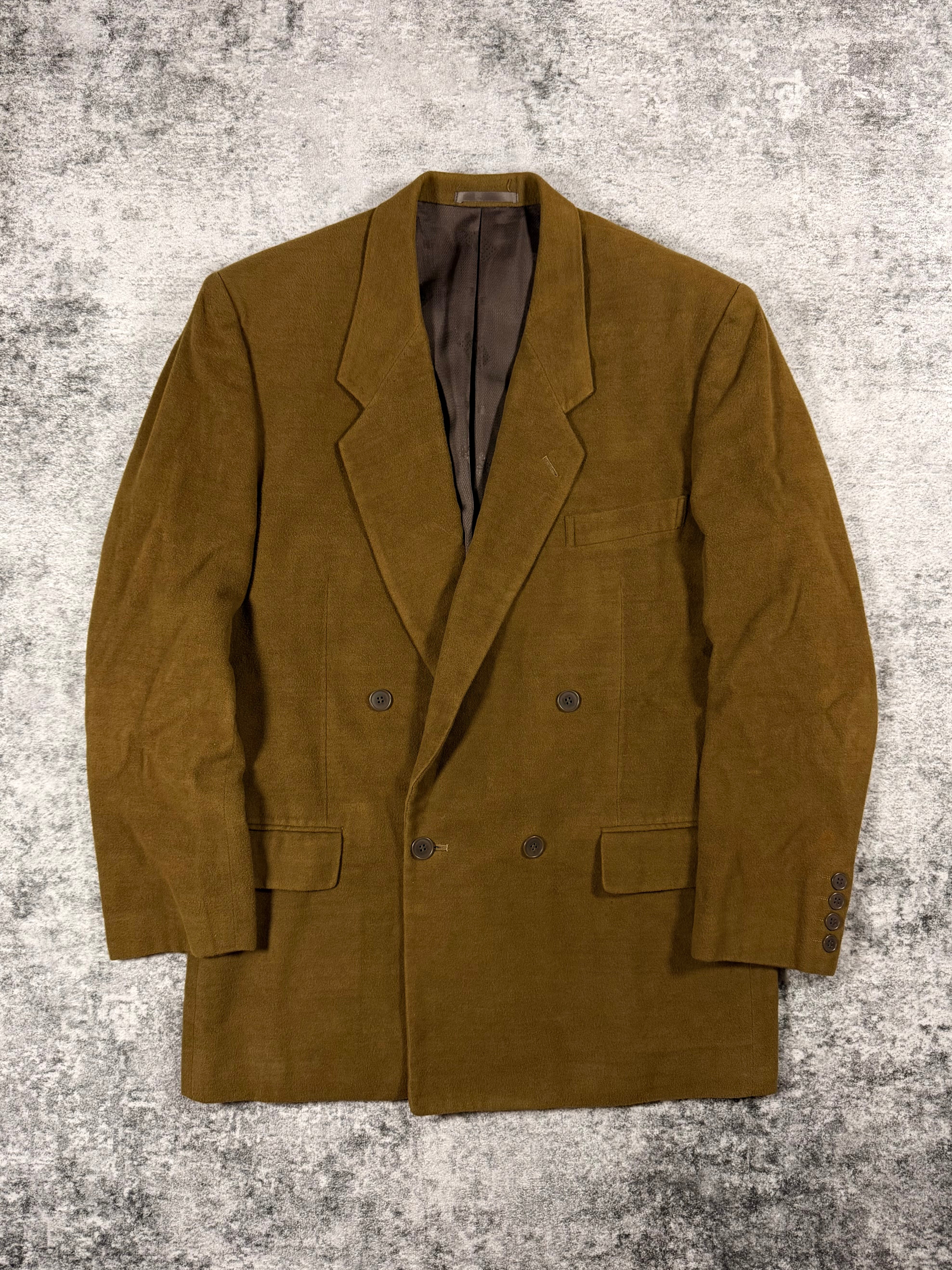 1990s Christian Dior Monsieur Double-Breasted Wool Blazer