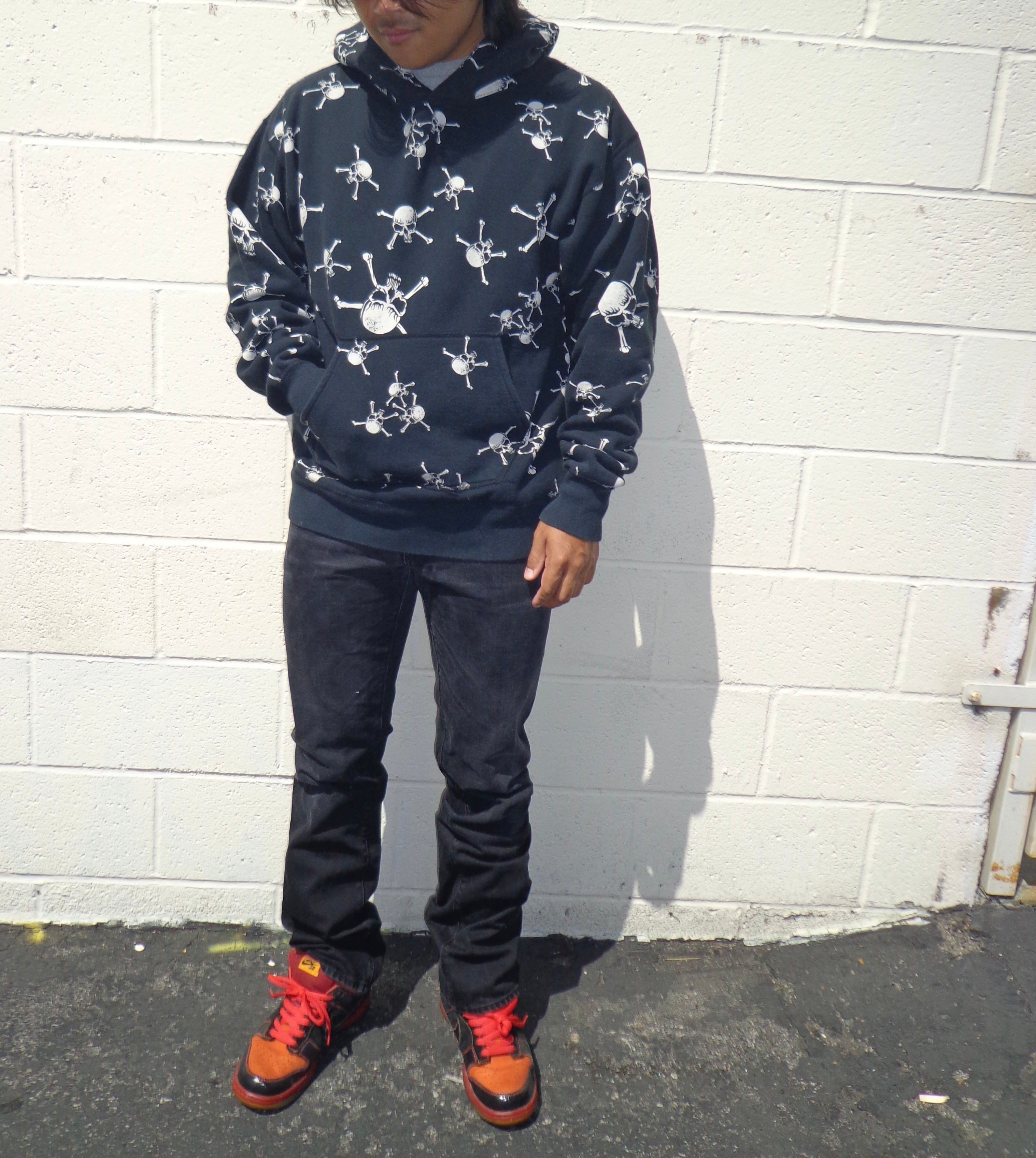 2000s Dolce & Gabbana Faded Oil Spill Black Denim