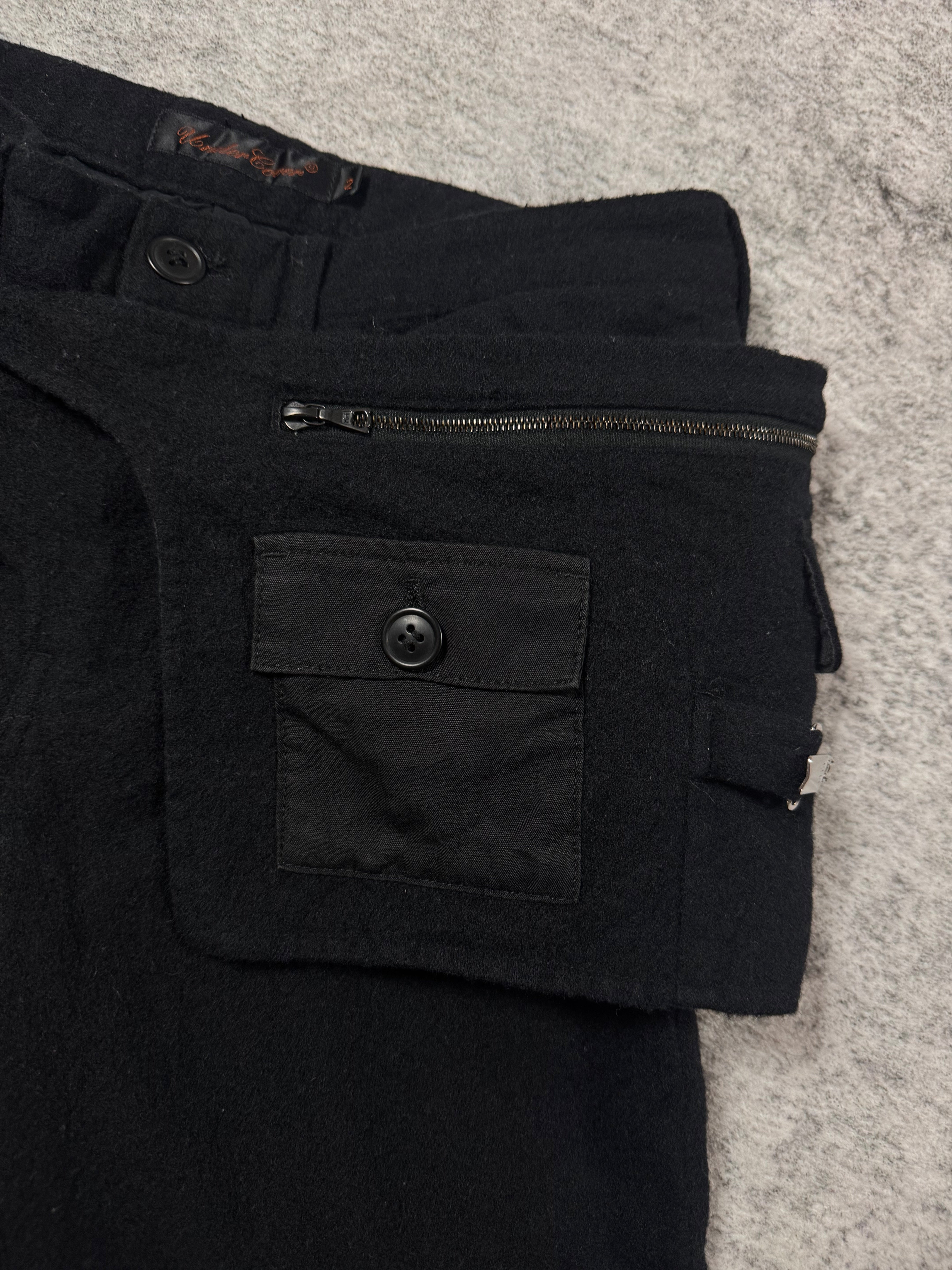 AW06 Undercover “Guru Guru” Waist-Bag Wool Trousers