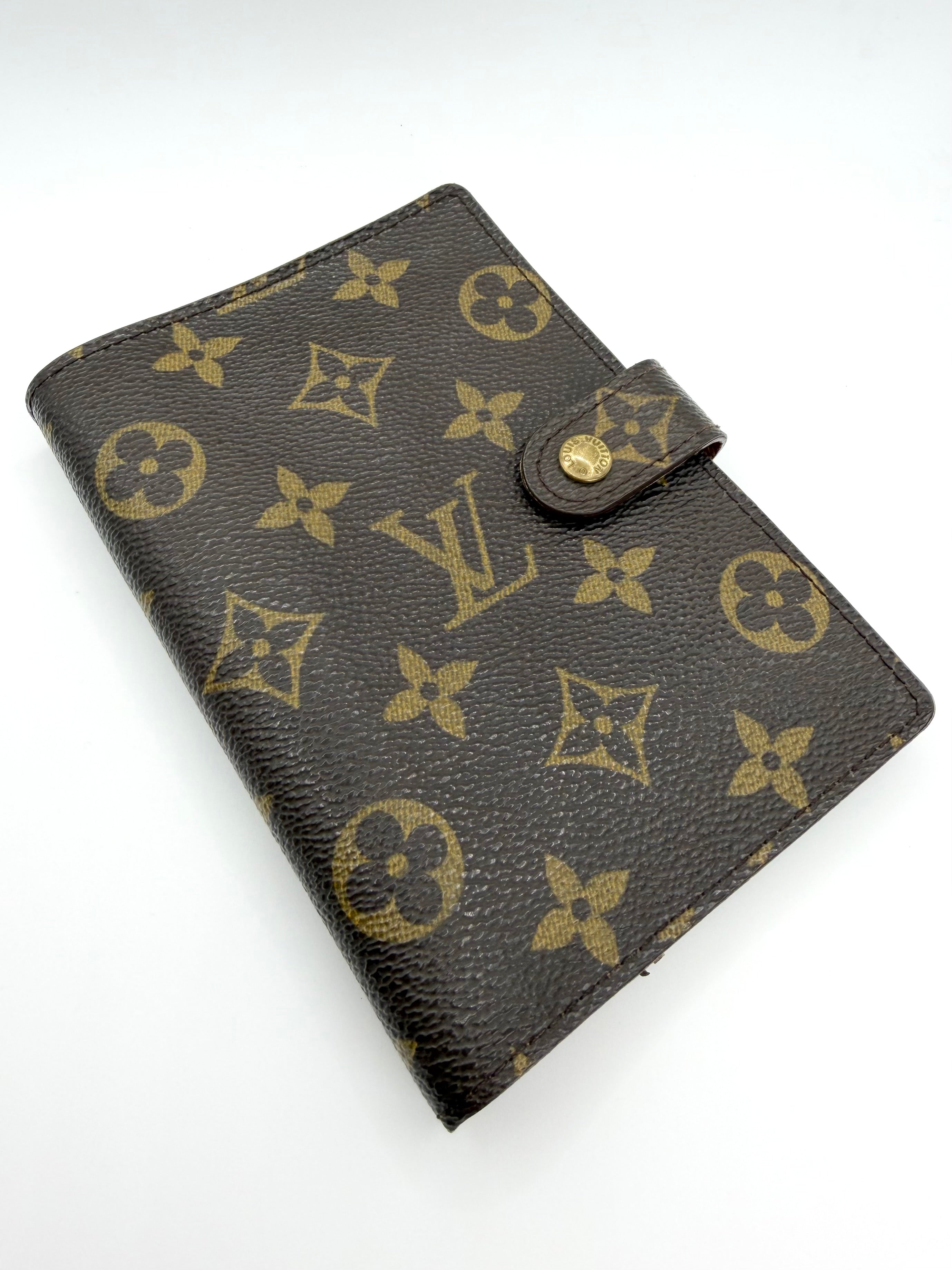 2000s Louis Vuitton Monogram Canvas Agenda PM Ring Binder