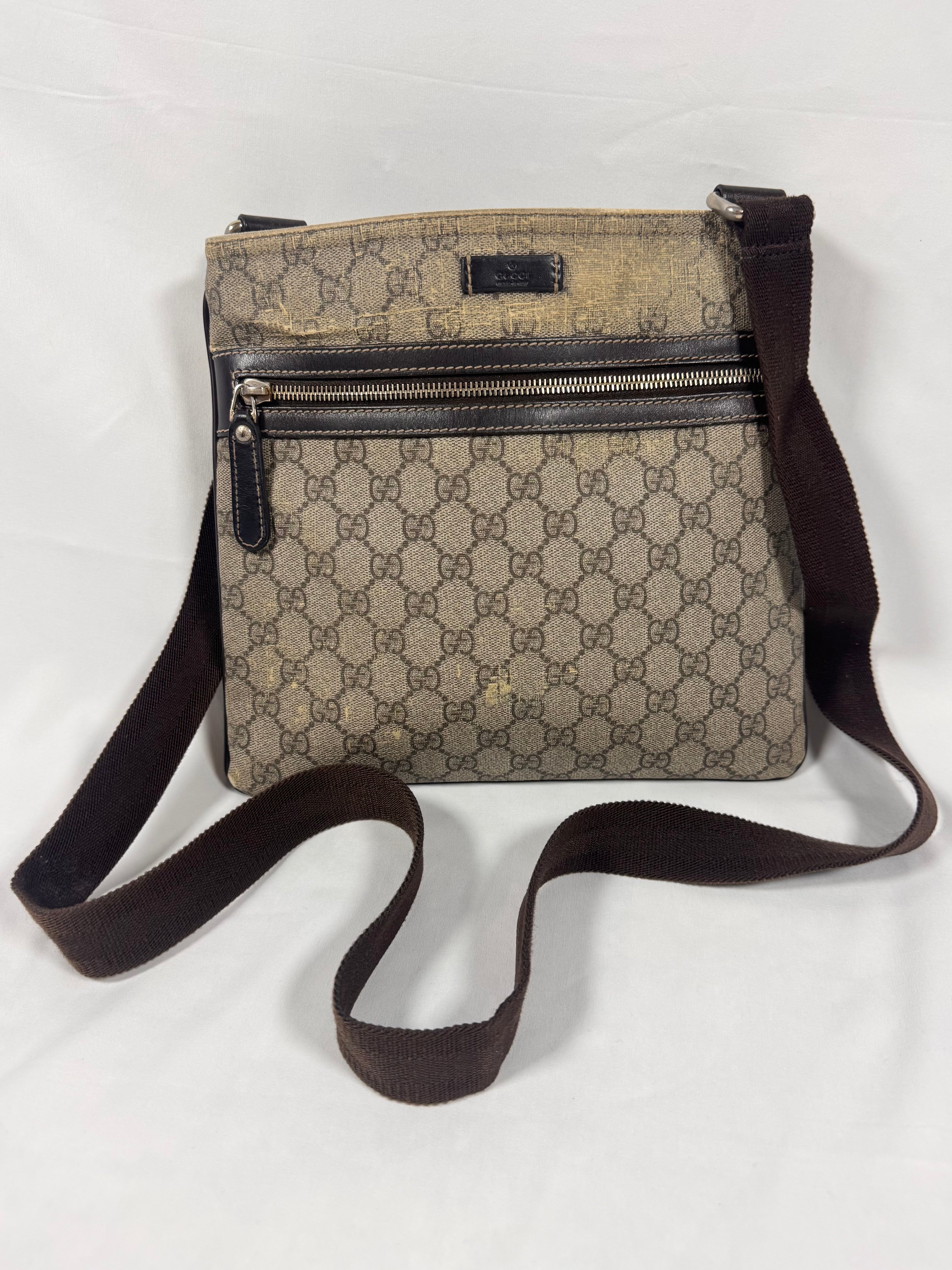 Gucci 00s ‘Guccisima’ PVC Leather Crossbody Bag