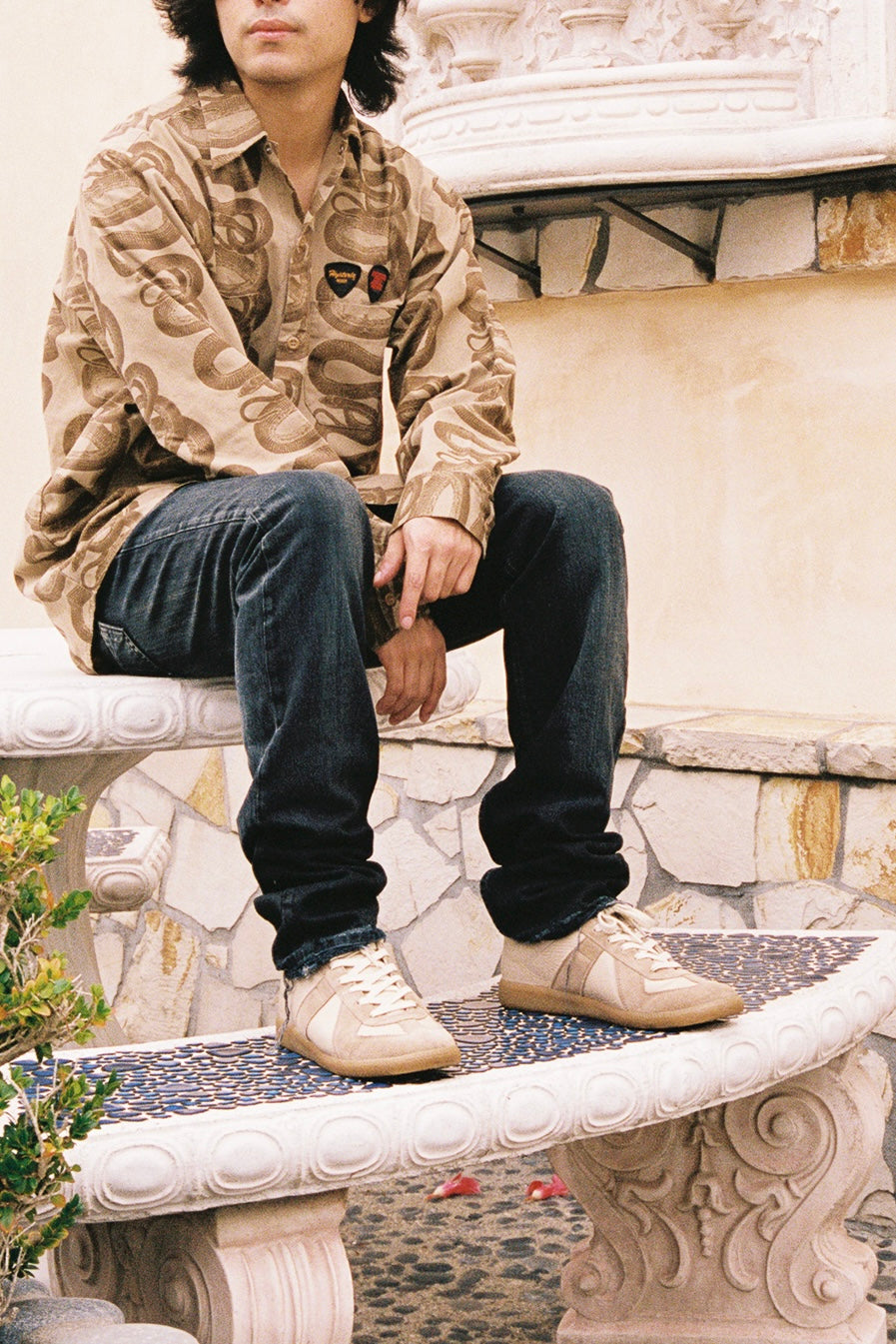 Maison Margiela Beige GAT Replica Low