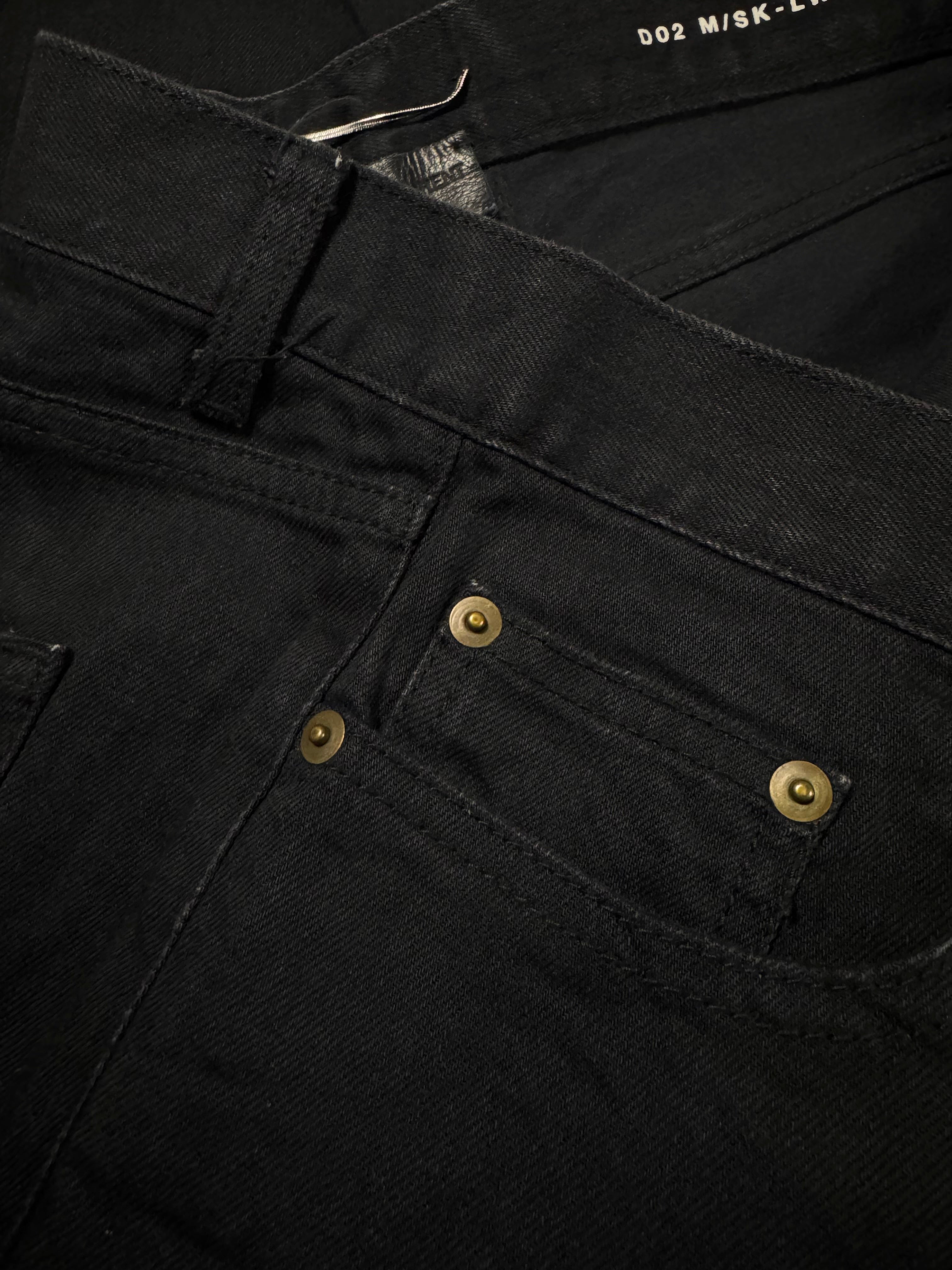 FW13 Saint Laurent ‘D02’ Heidi Slimane Black Denim