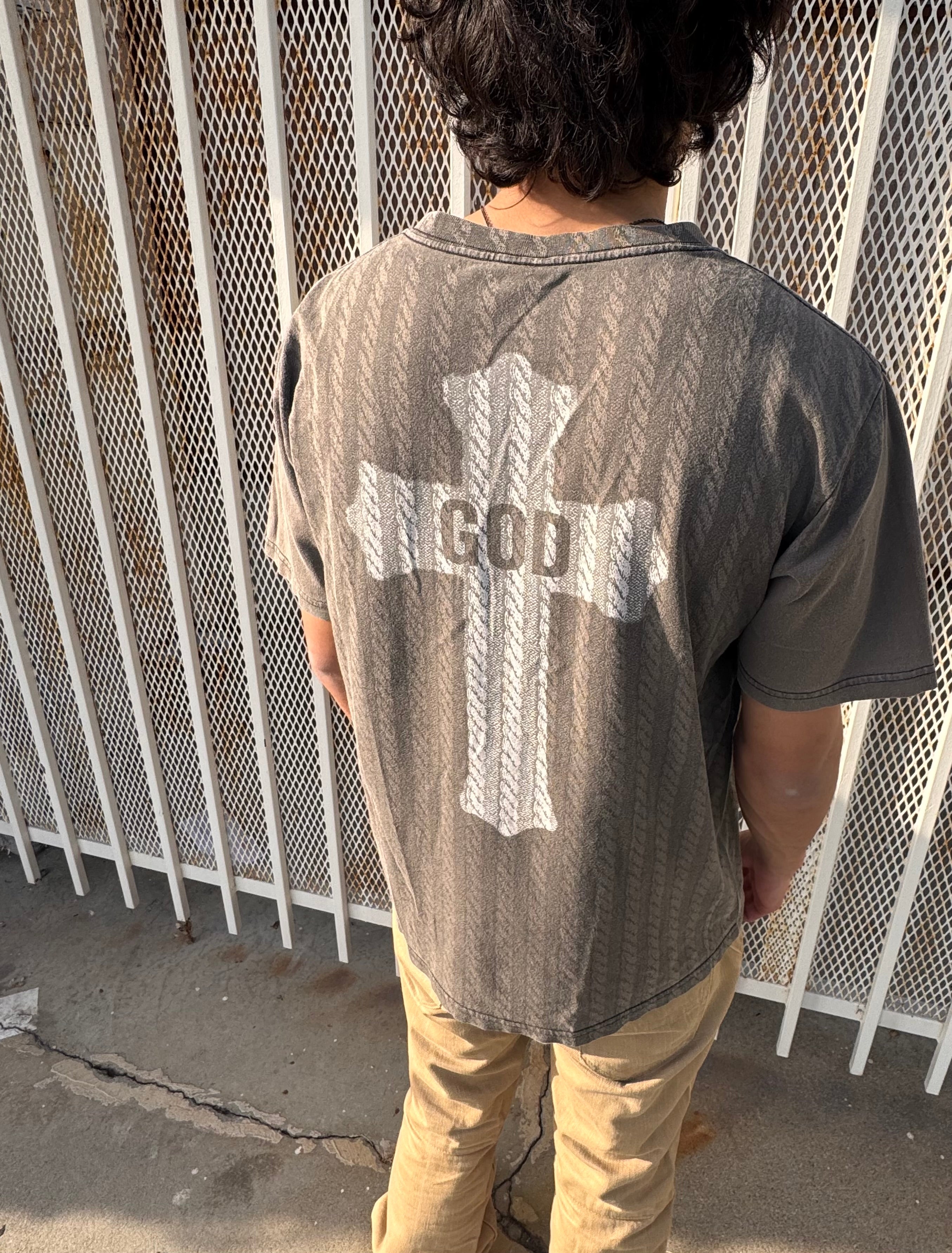 SS07 Number (N)ine “About A Boy” GOD Cross T shirt