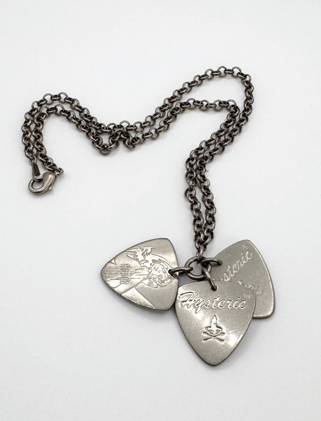 Hysteric Glamour Multi ‘Guitar Pick’ Charm Necklace
