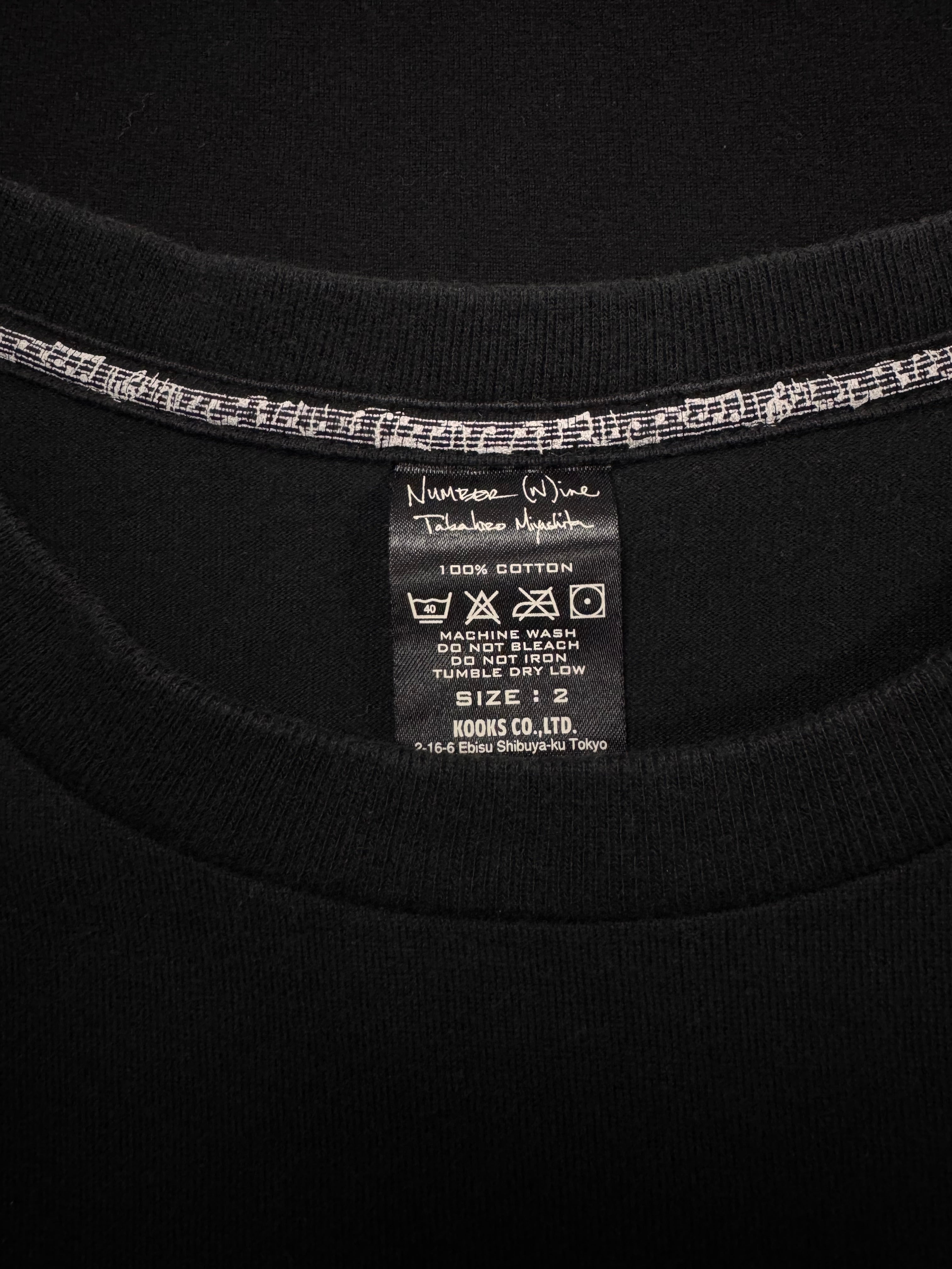 SS07 Number (N)ine ‘Grunge Is Not Dead” T shirt