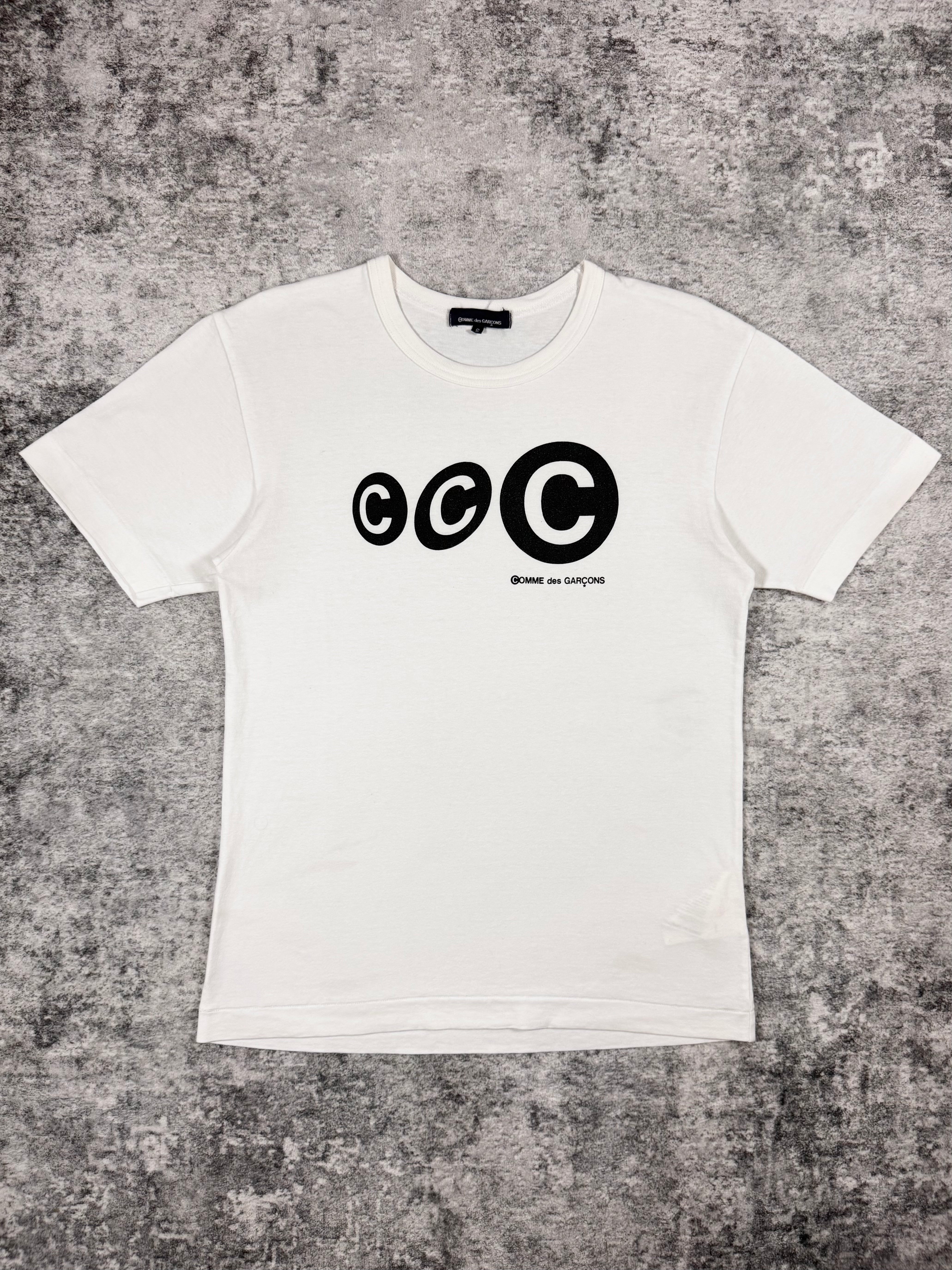 SS25 Comme Des Garçons ‘CCC’ Logo T shirt