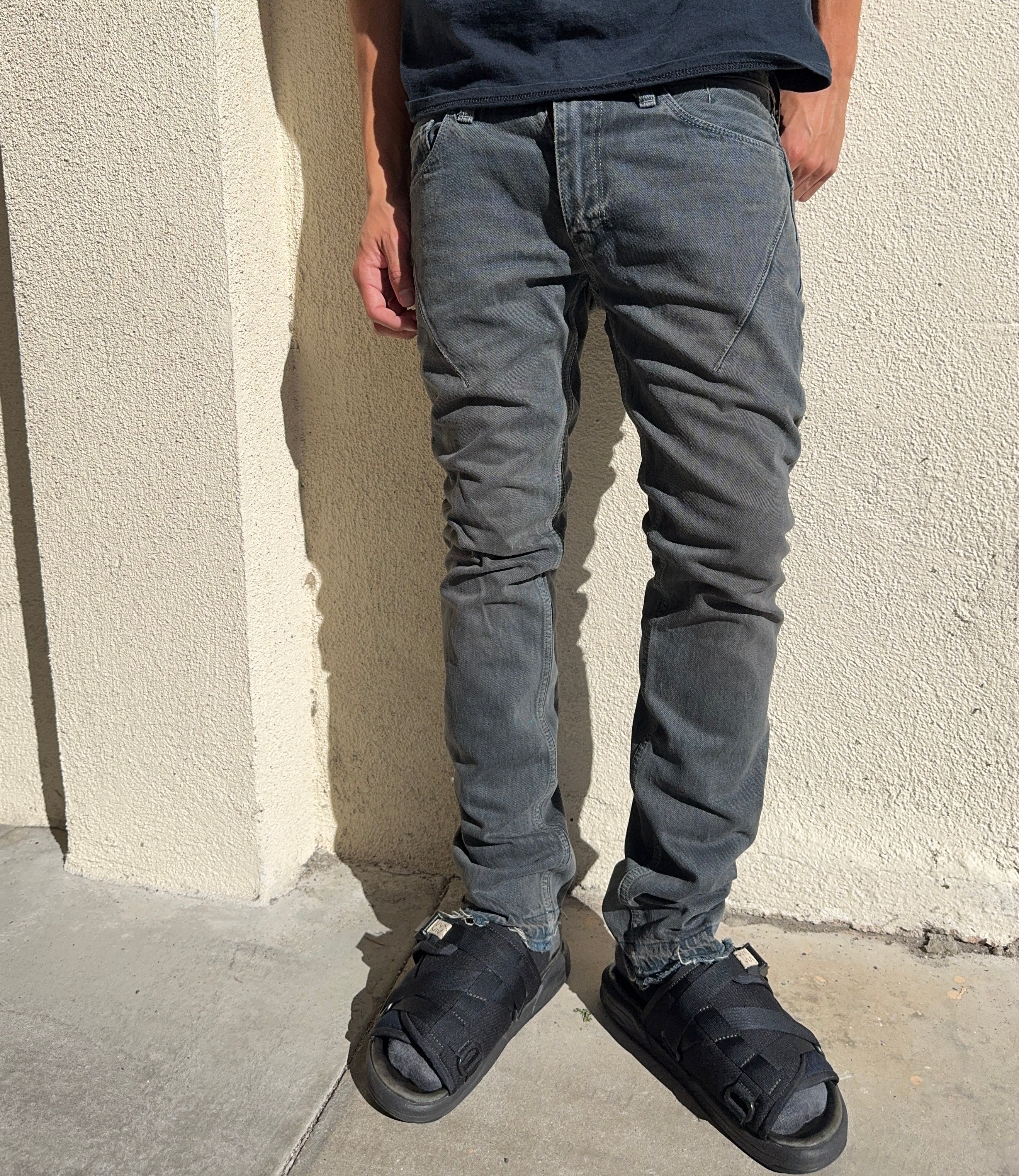 FW07 Number (N)ine “Love, God, Murder” Mudwash Pain Denim