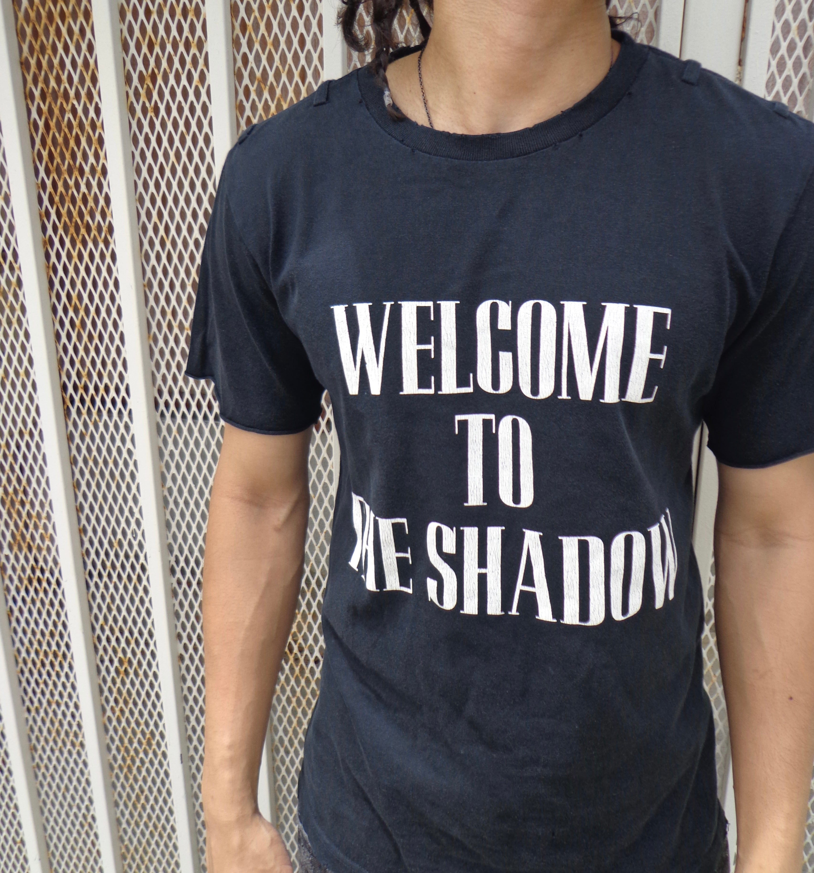 SS06 Number (N)ine “Welcome To The Shadow” Distress T shirt