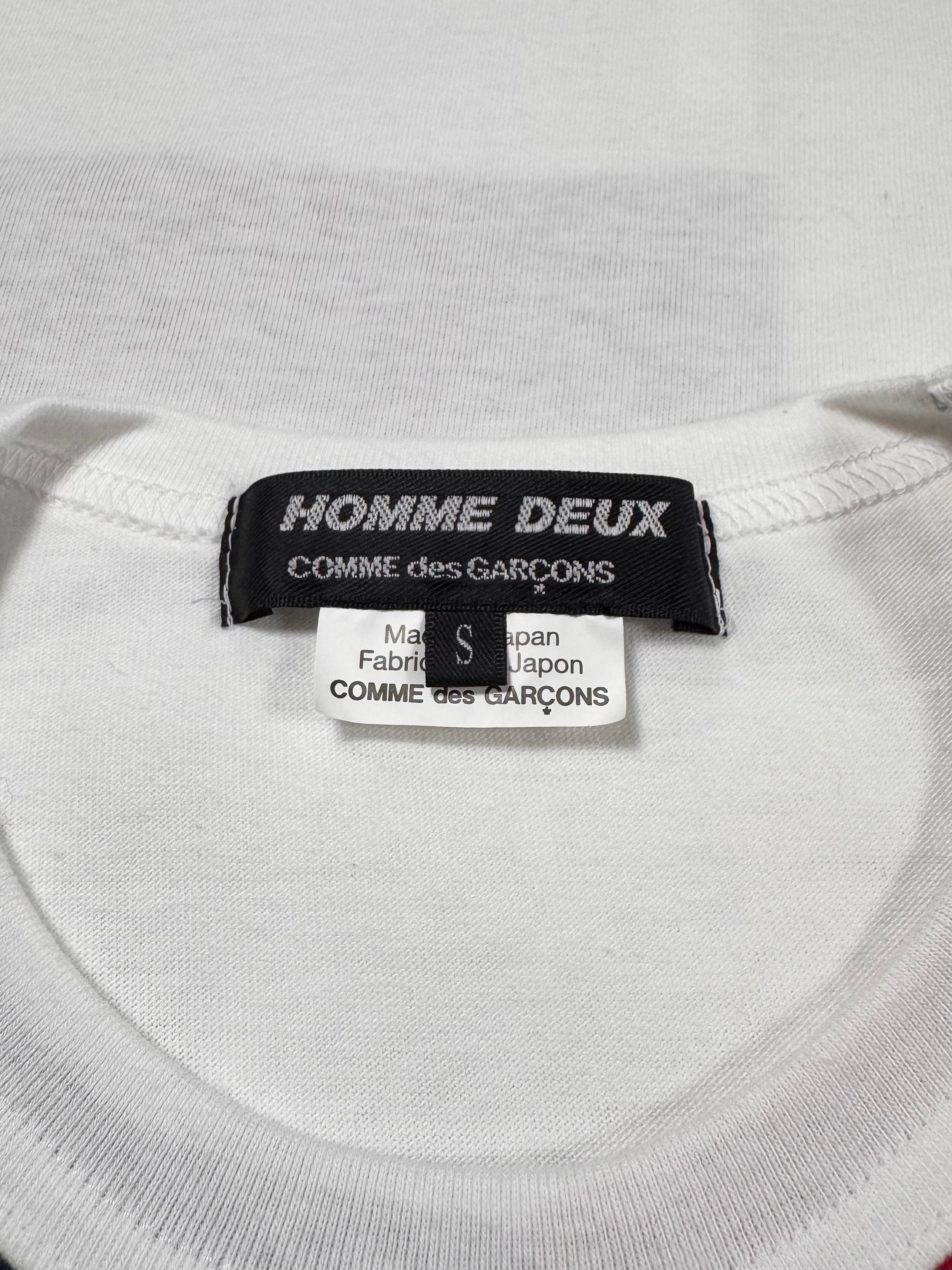 Comme Des Garçons Homme Deux SS20 Patchwork Panel T shirt