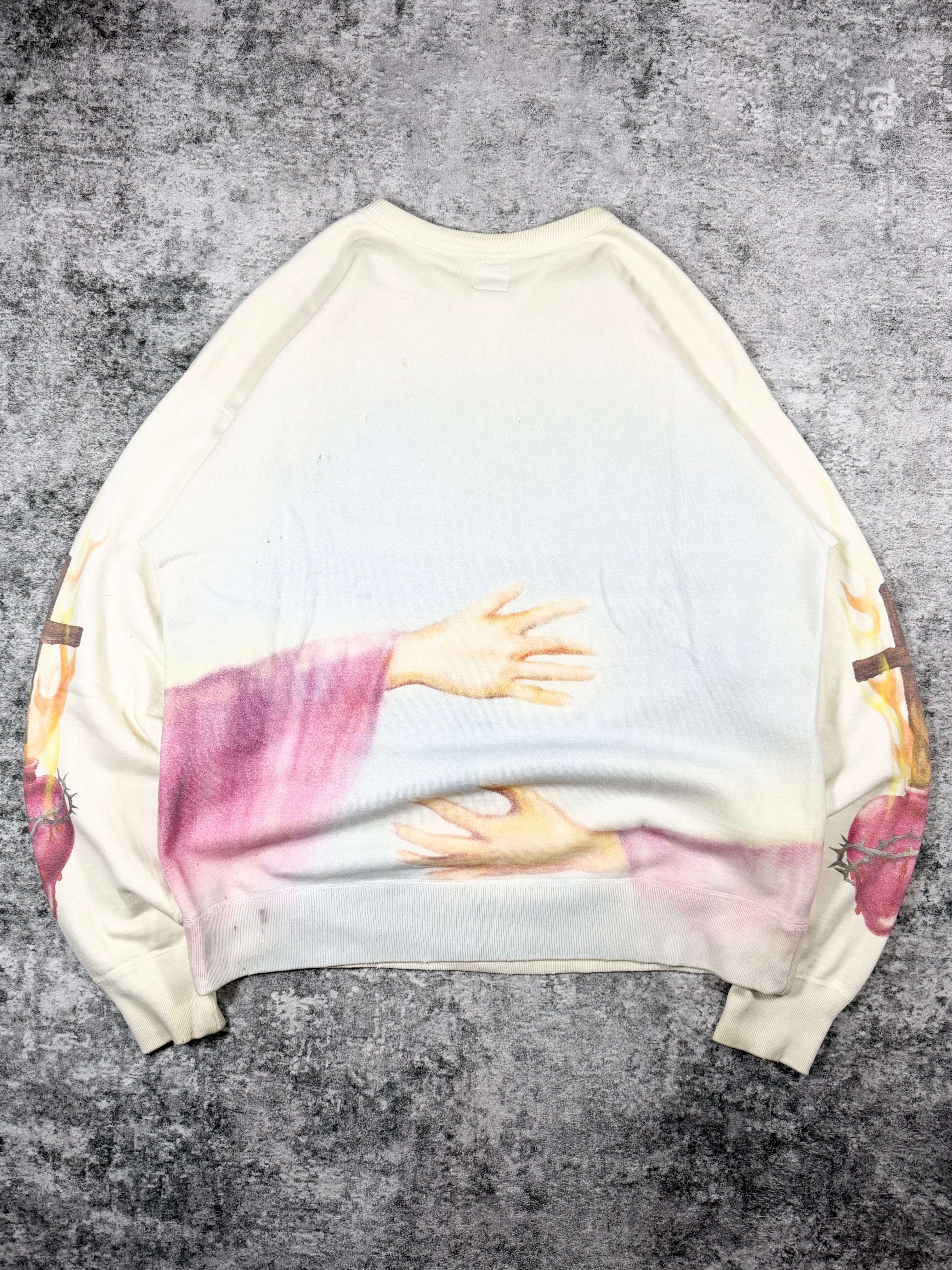 SS21 Saint Michael ‘Mother’s Arms’ Airbrush Crewneck