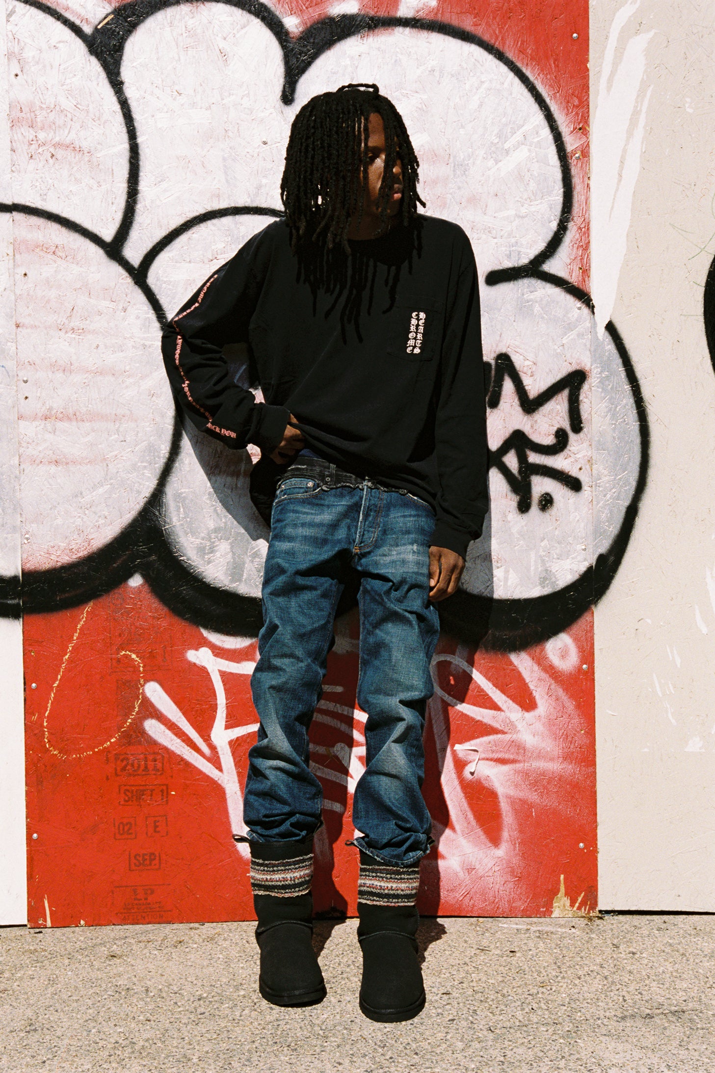 FW06 Dior Homme “These Grey Days” Hedi Slimane Cummerbund Denim