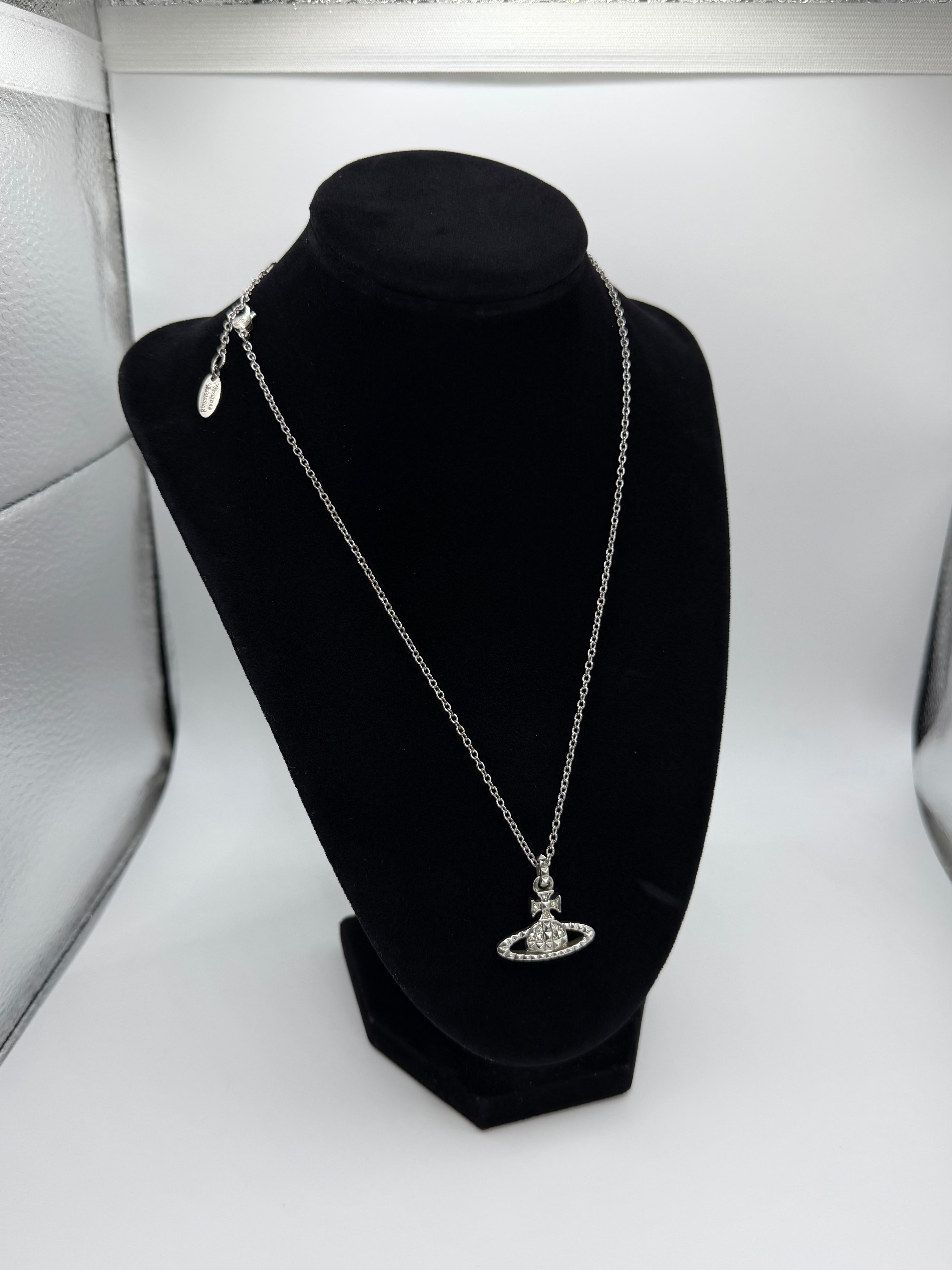 Vivienne Westwood ‘Mayfair Bas’ Silver Orb Necklace