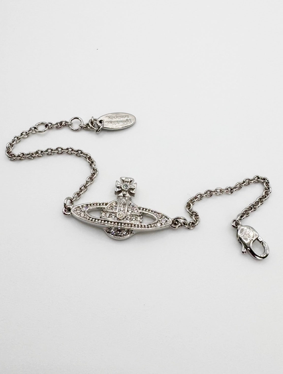 Vivienne Westwood Silver ‘Saturn Orb’ Bracelet