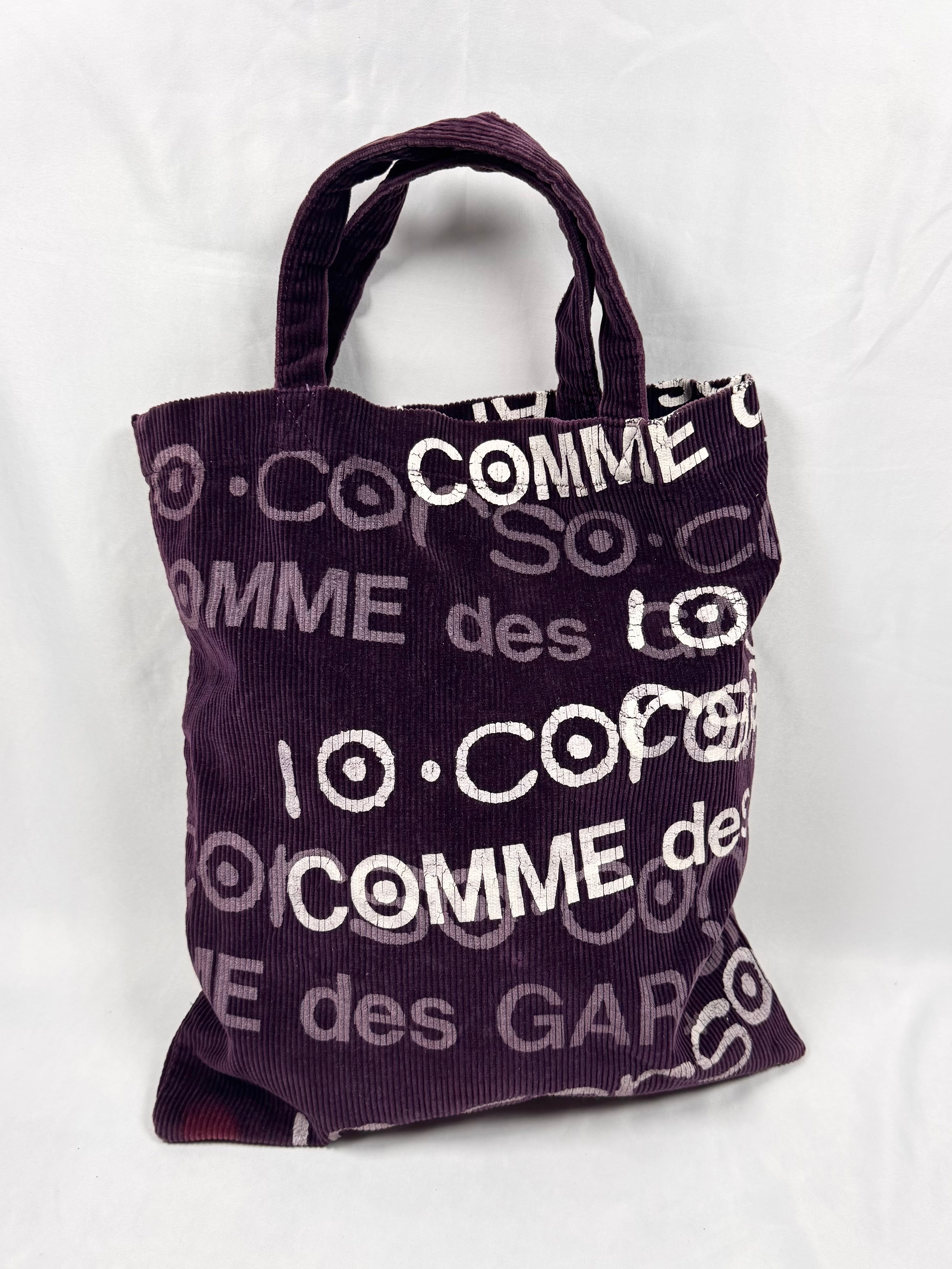 SS03 Junya Watanabe x Corso Como 10 ‘Graffiti’ Corduroy Tote Bag