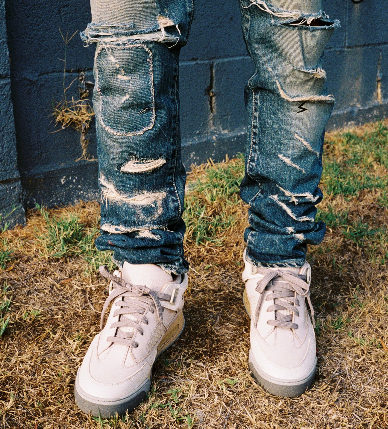 Maison Margiela DDSTCK ‘Beige’ Suede Low Top Sneaker