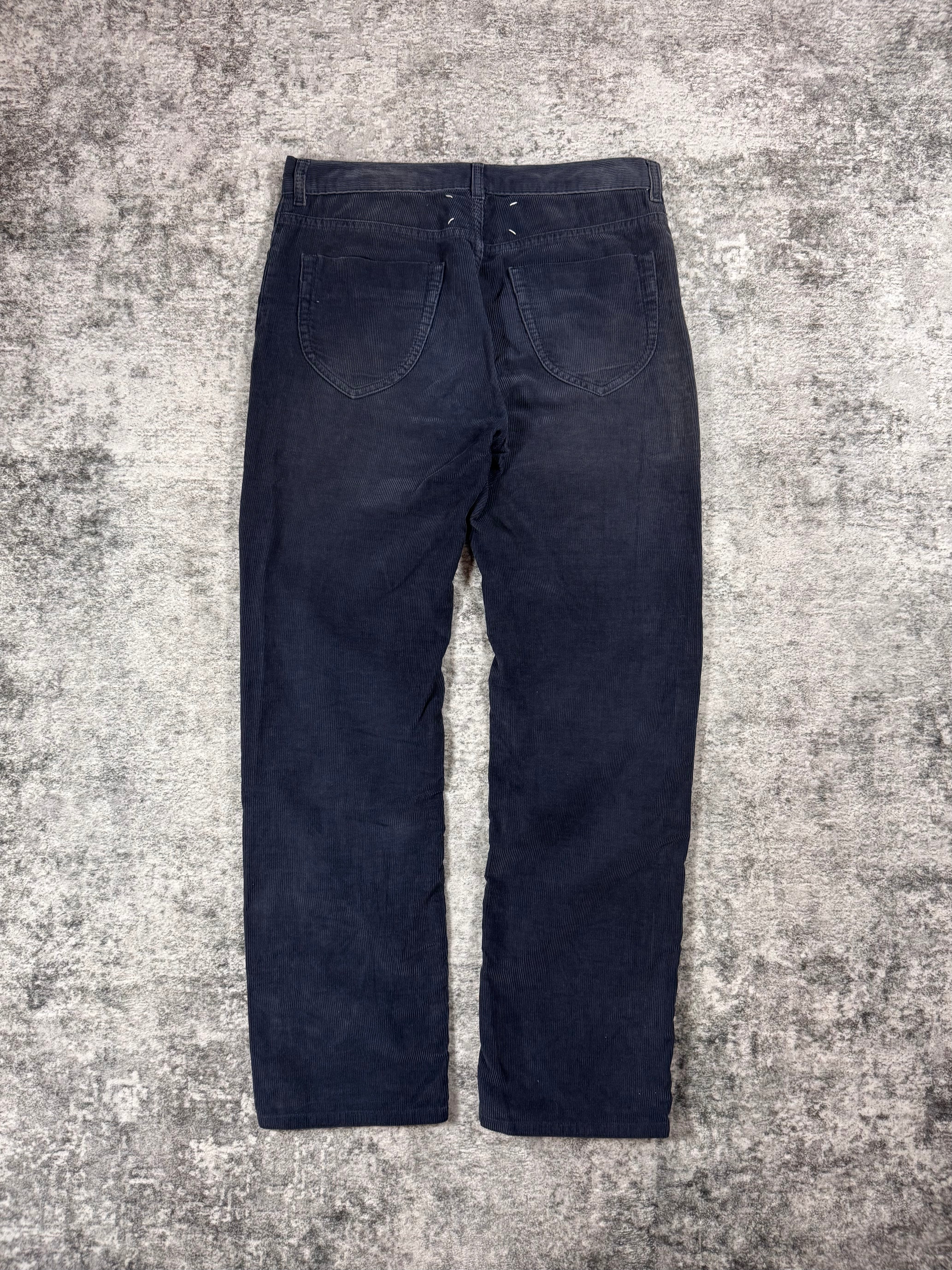 FW11 Maison Margiela Navy Corduroy Pants
