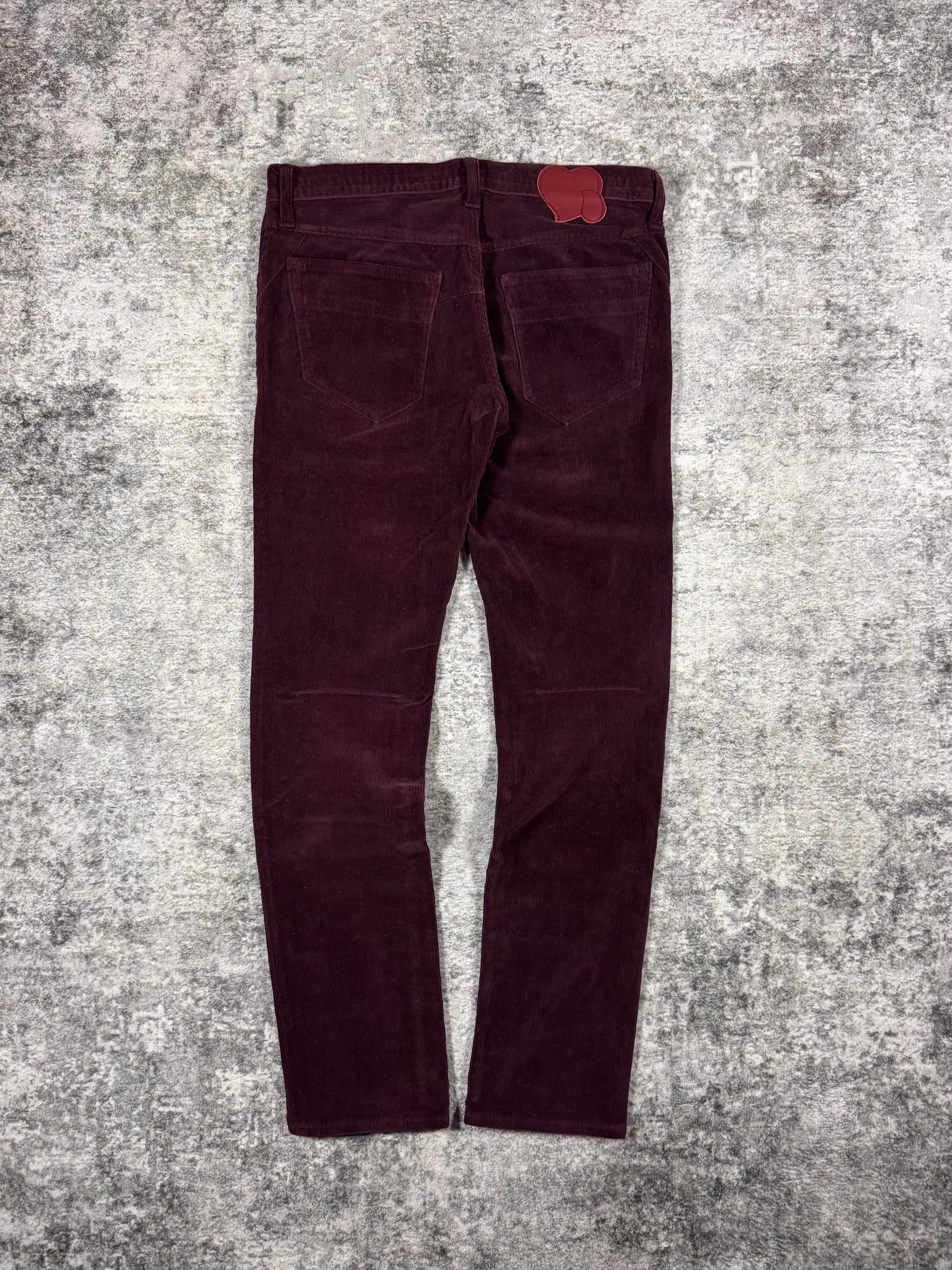 FW09 Number (N)ine "A
Closed Feeling" Burgundy Pain
Corduroy Pants