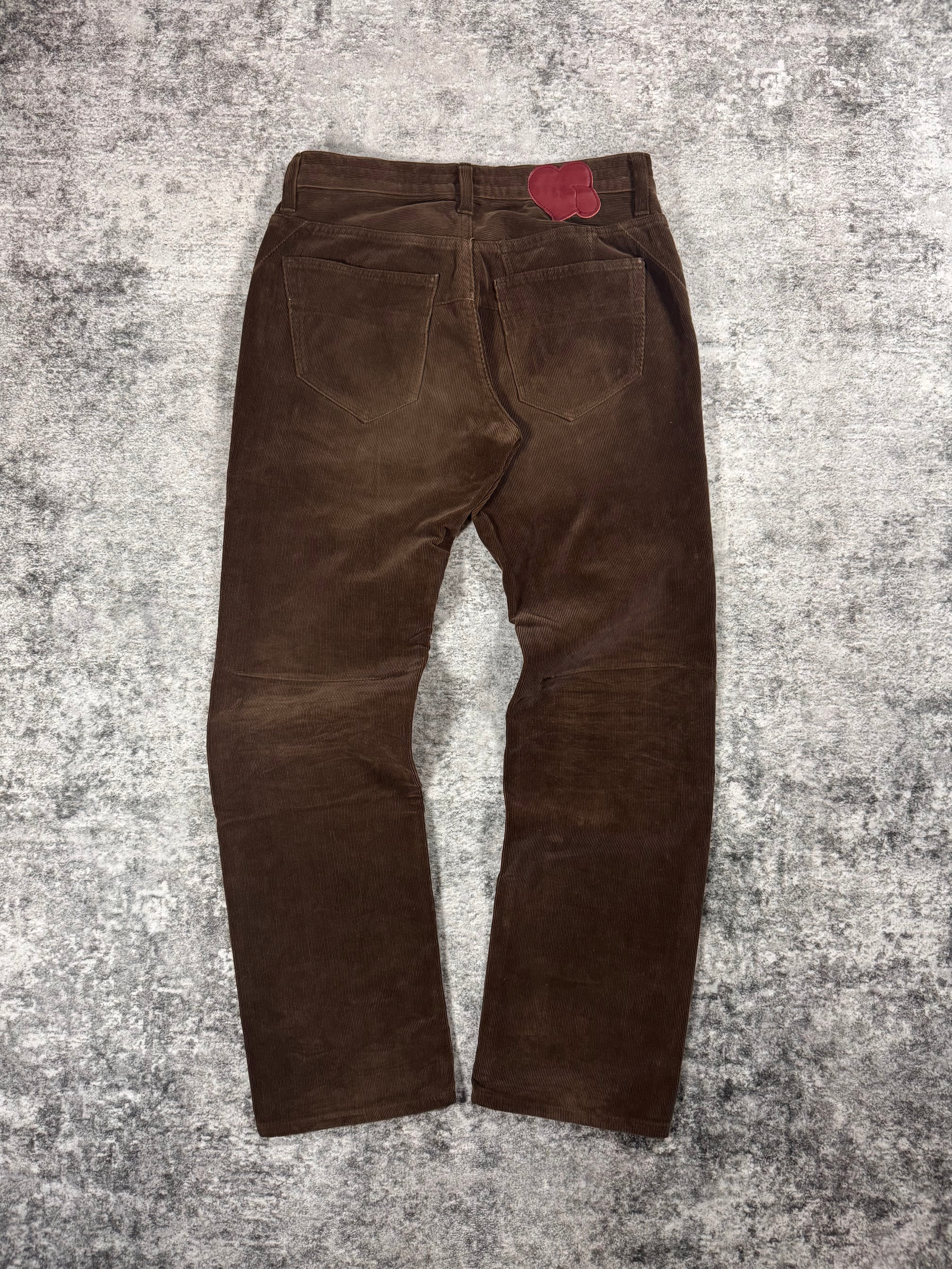 FW09 Number (N)ine “A Closed Feeling” Brown Pain Corduroy Pants